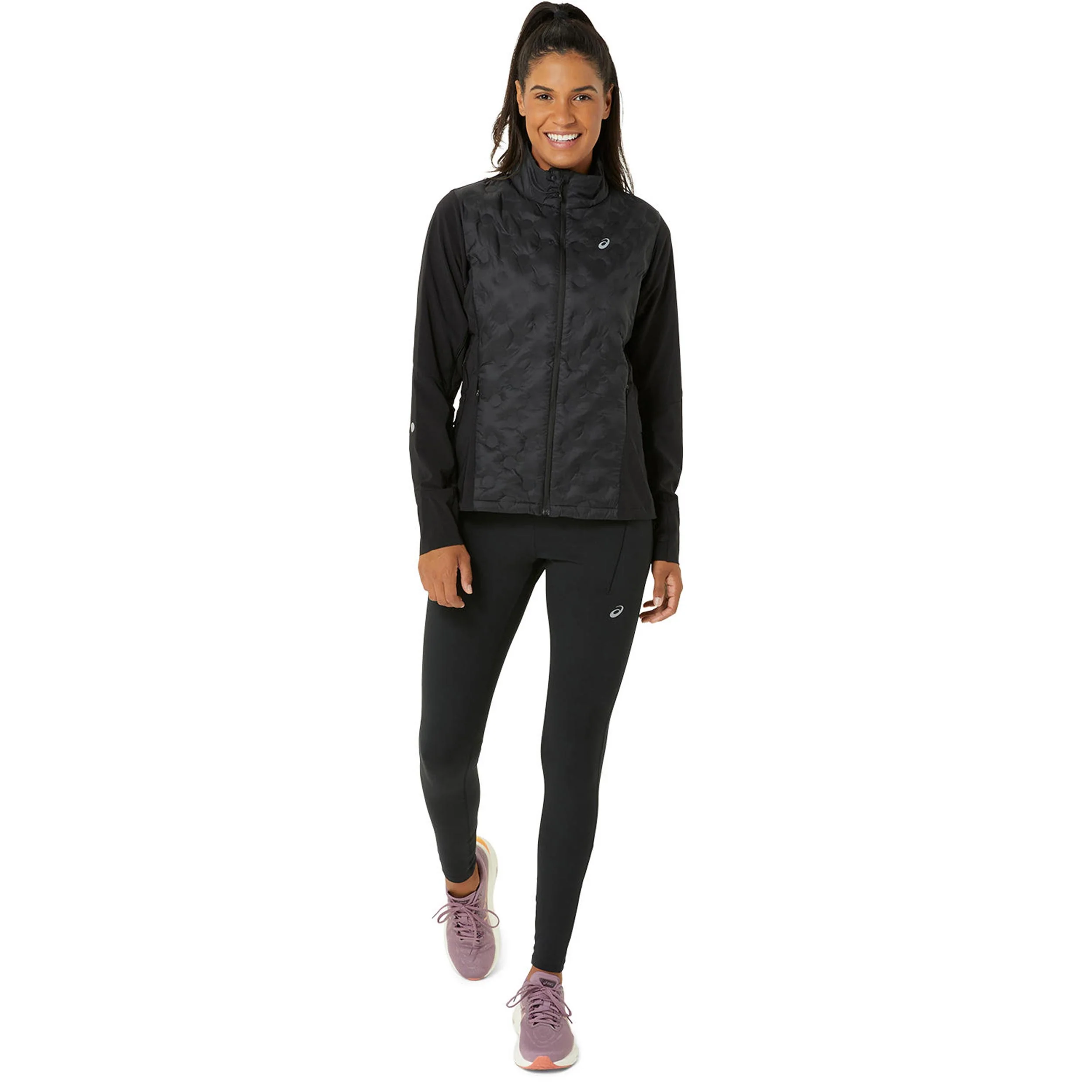Road Winter Laufjacke Damen-Schwarz - Image 8