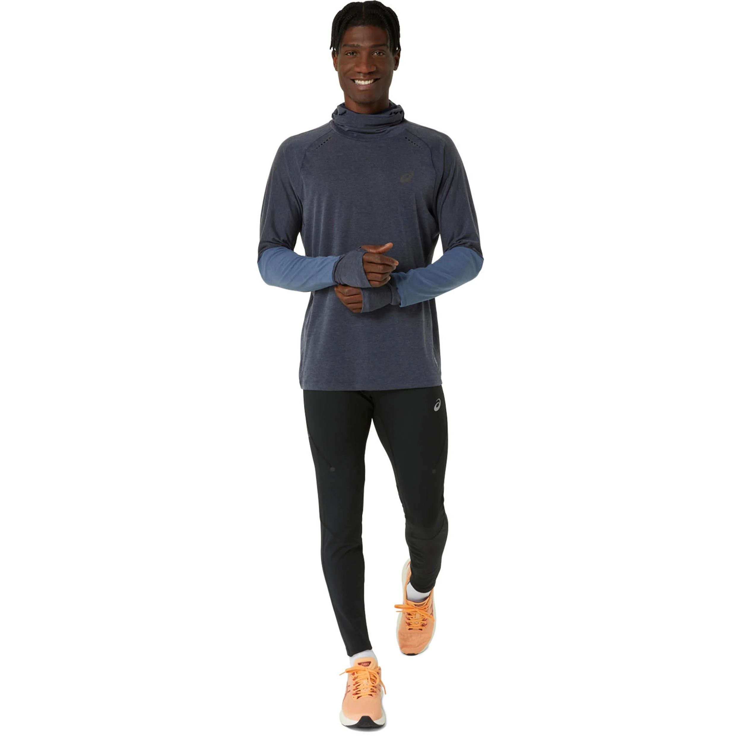 Road Winter Run Lauftight Herren-Schwarz - Image 7