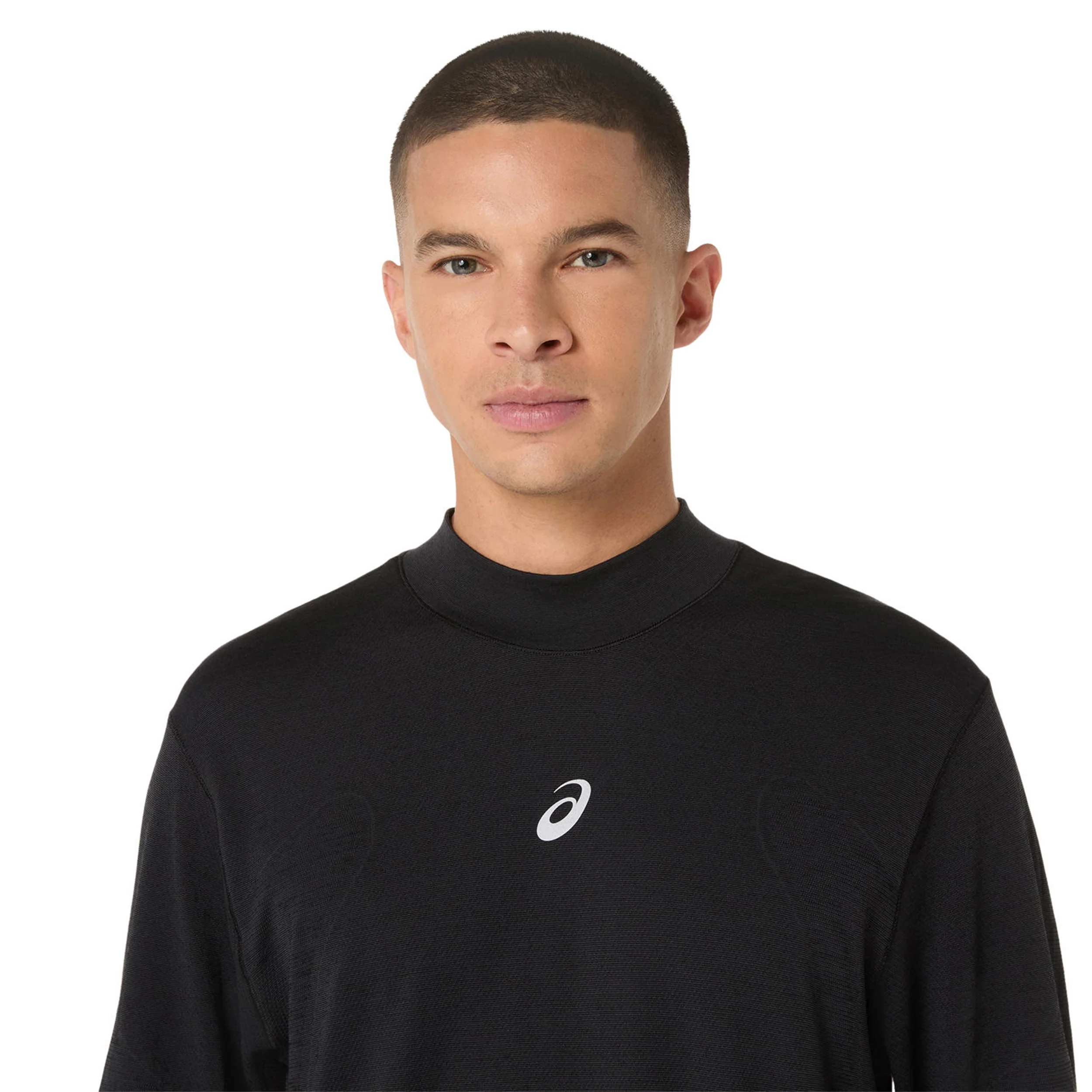 Road Winter Seamless Laufshirt Herren-schwarz - Image 4