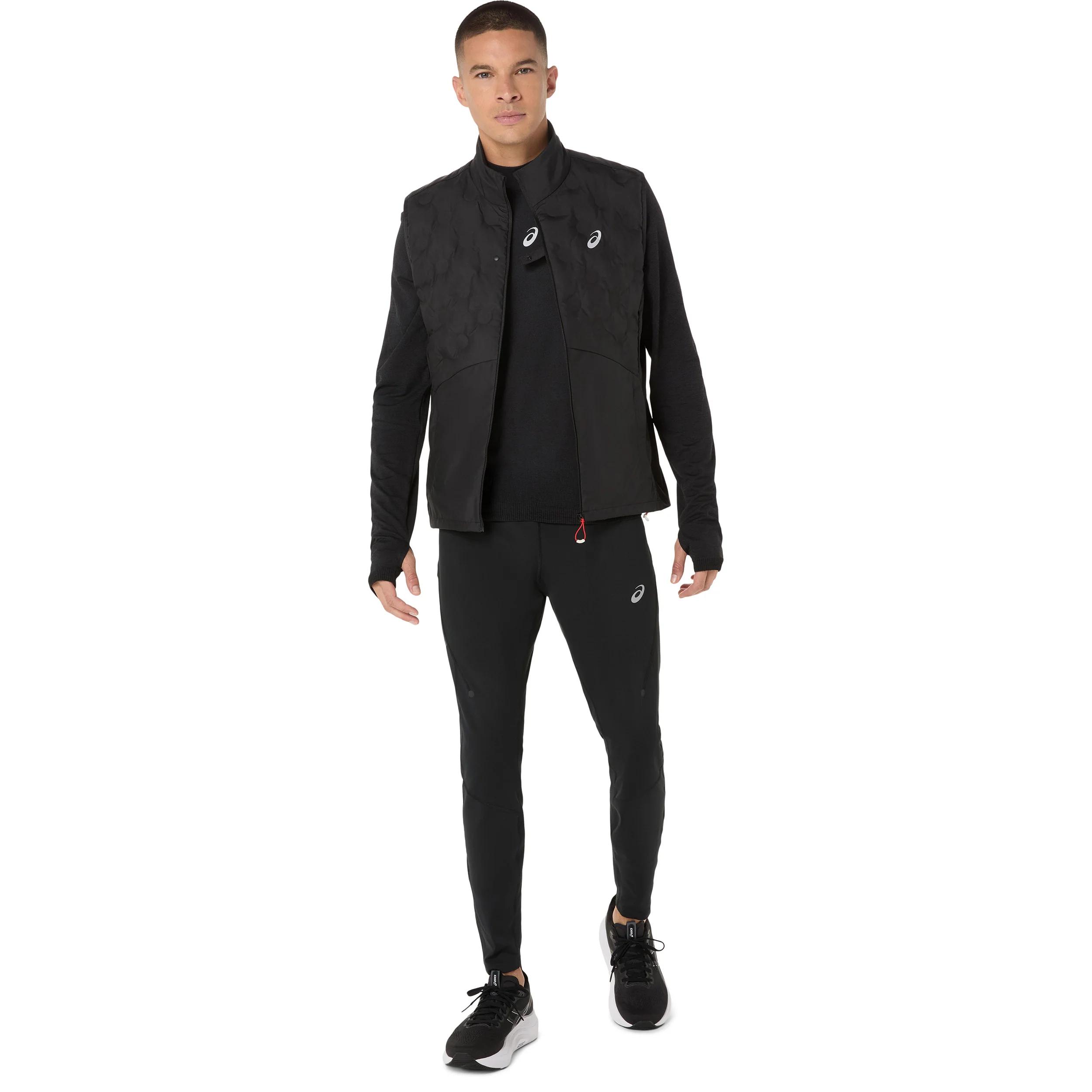 Road Winter Seamless Laufshirt Herren-schwarz - Image 7