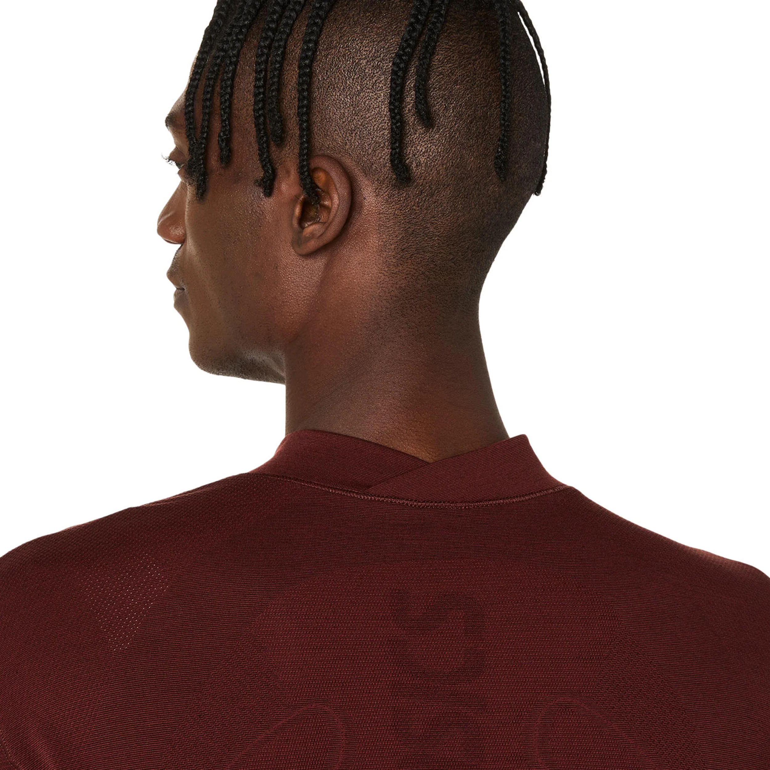 Road Winter Seamless Laufshirt Herren-weinrot - Image 5