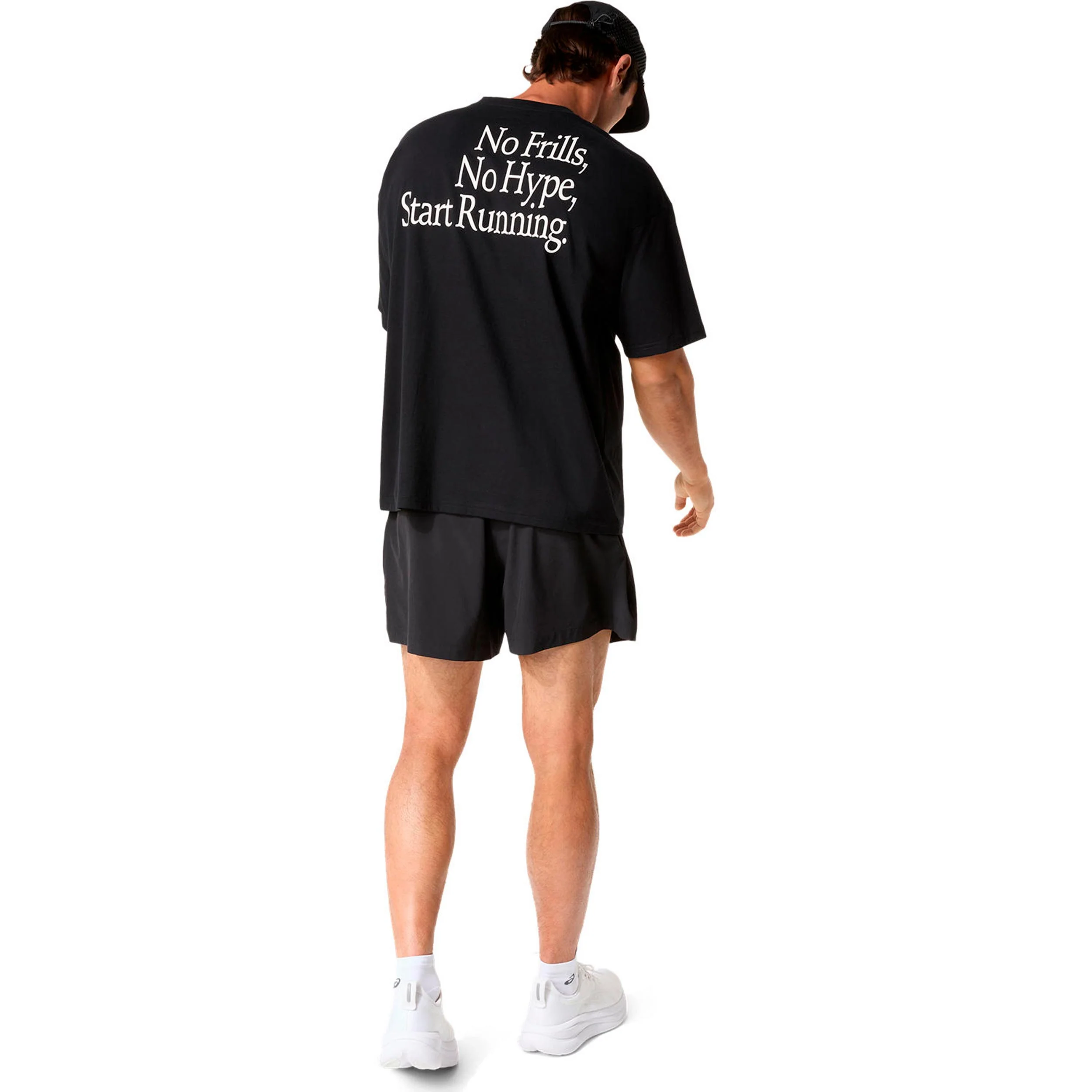 Runner Message Graphic Laufshirt Herren-schwarz - Image 3