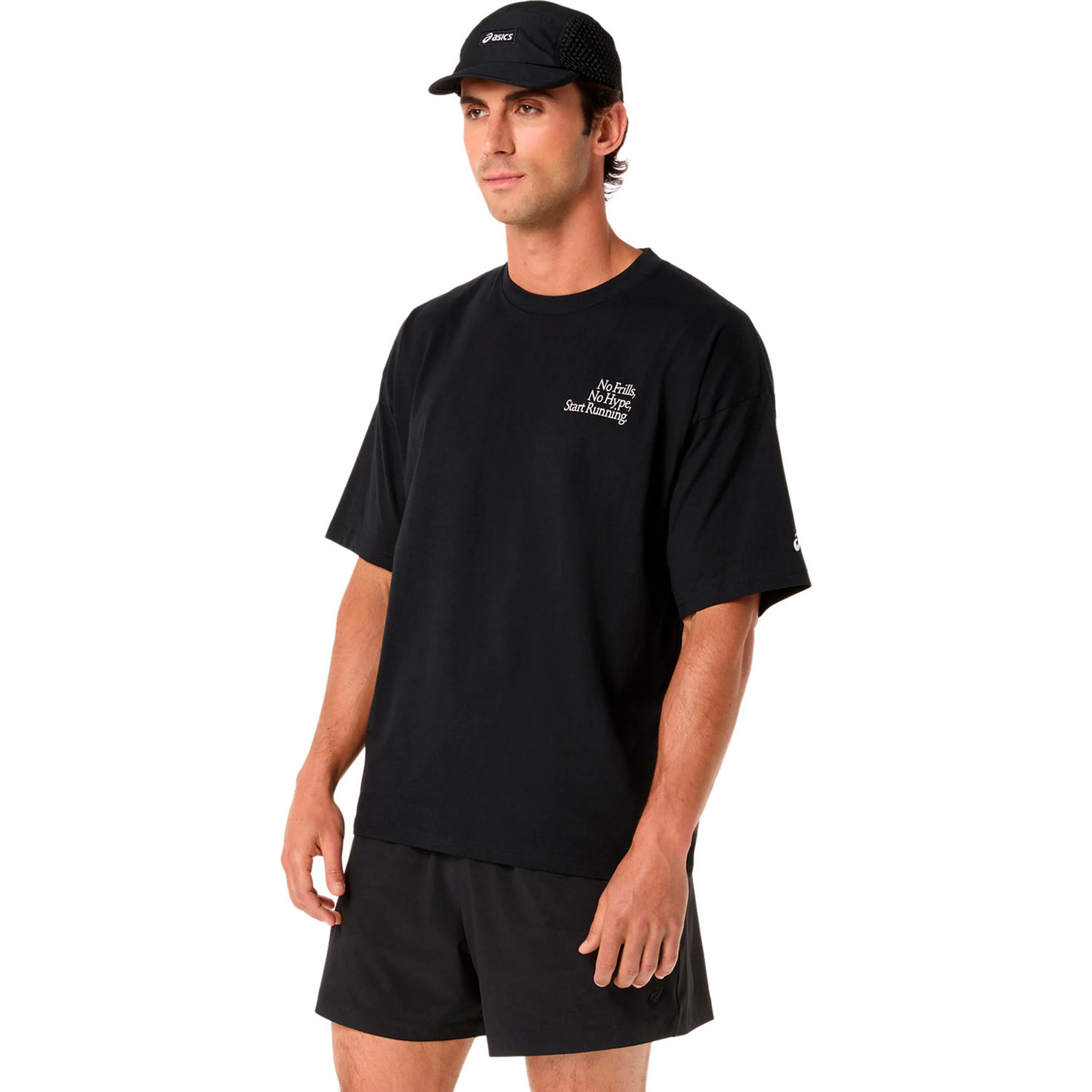 Runner Message Graphic Laufshirt Herren-schwarz - Image 4