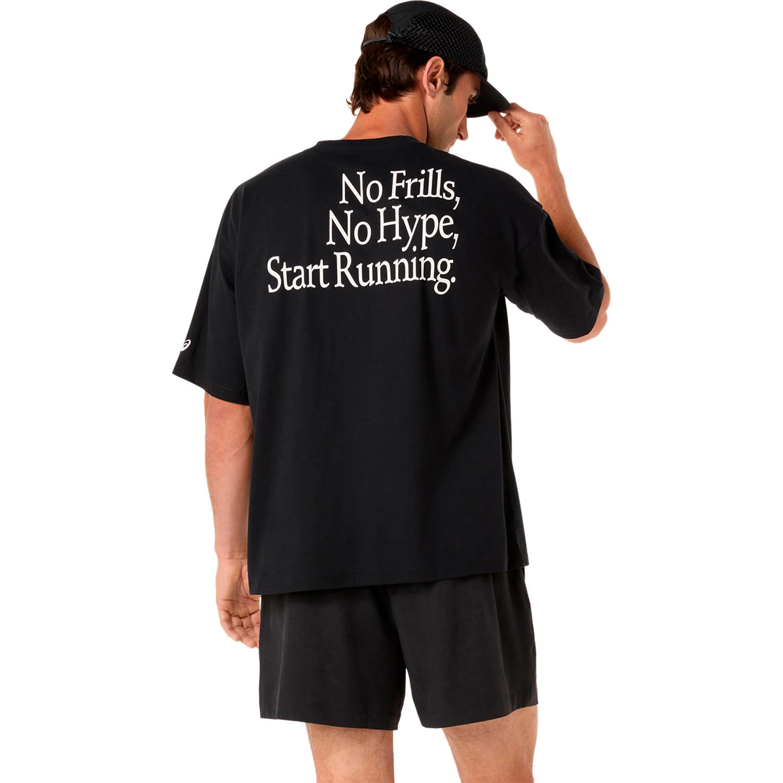 Runner Message Graphic Laufshirt Herren-schwarz - Image 5