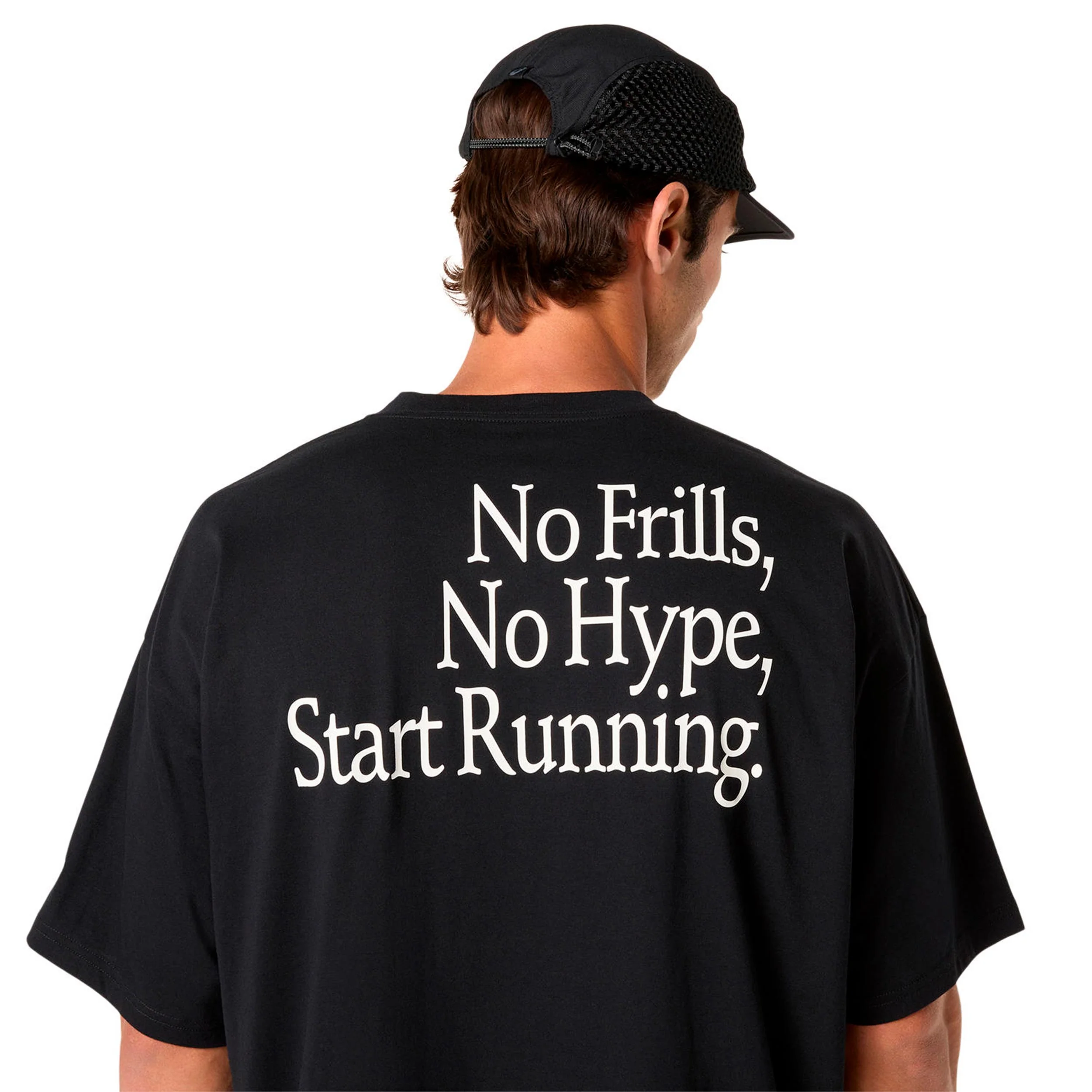 Runner Message Graphic Laufshirt Herren-schwarz - Image 8