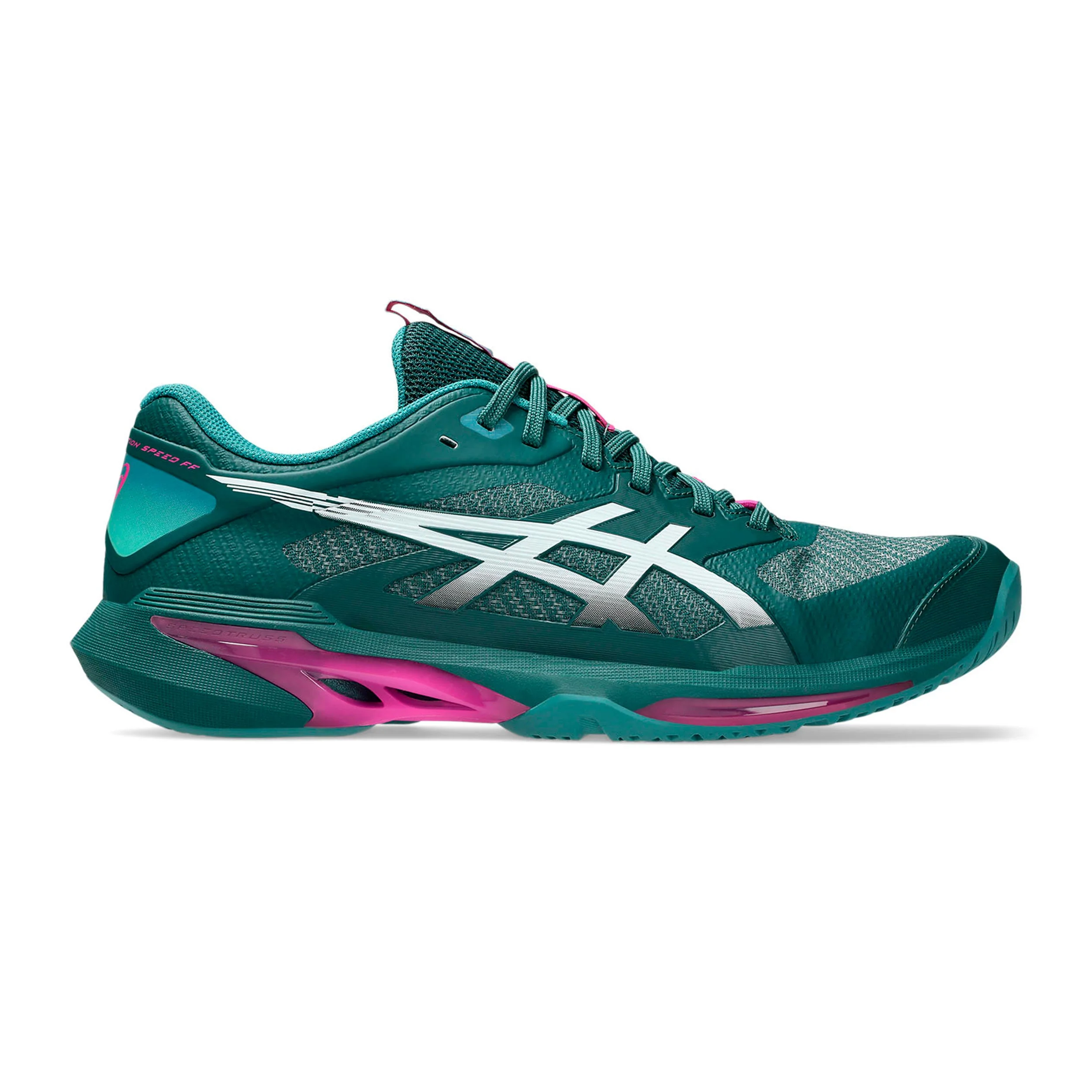 Solution Speed FF 4 Allcourtschuh Herren - petrol, pink