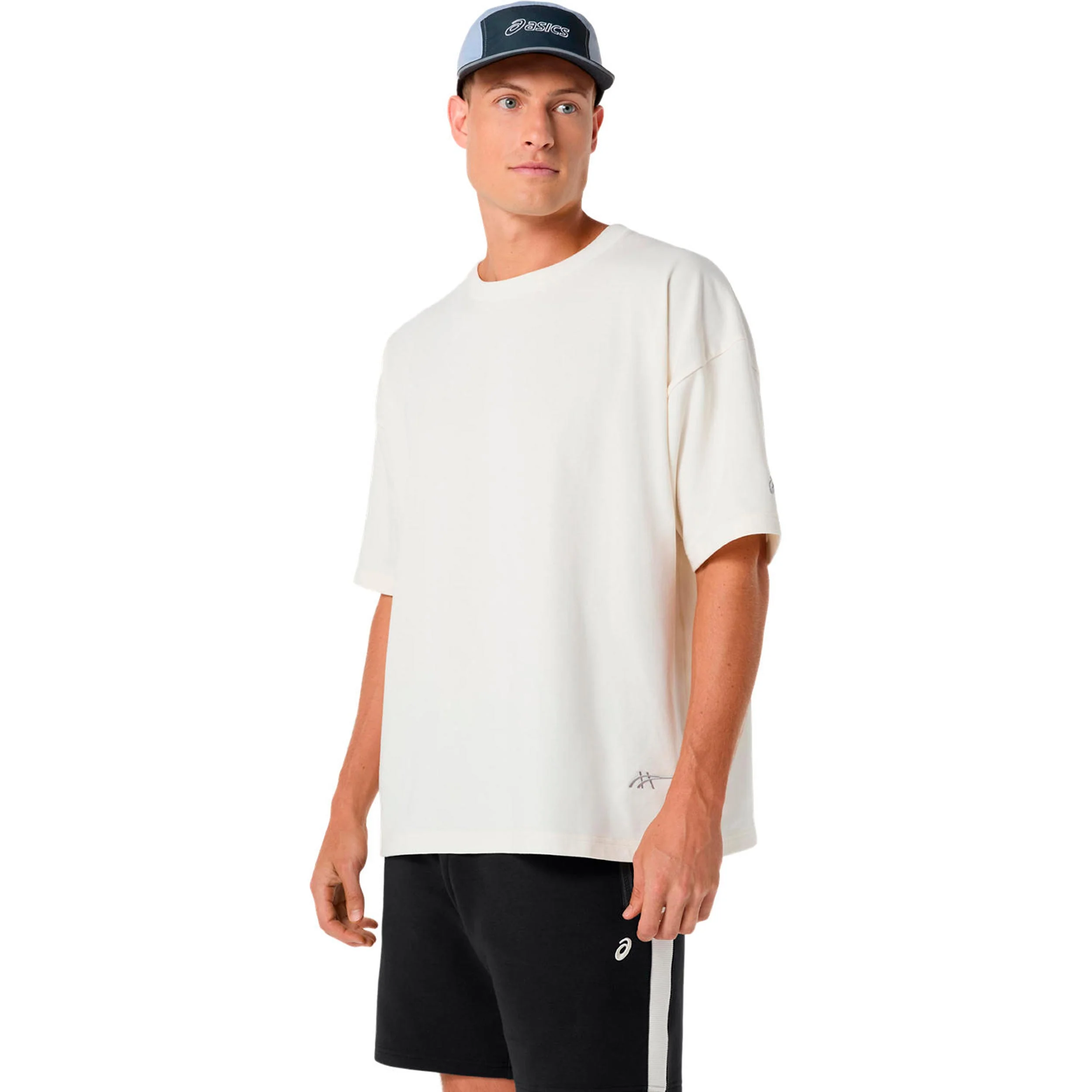 Track Club Heritage Relaxed Laufshirt Unisex-beige - Image 3