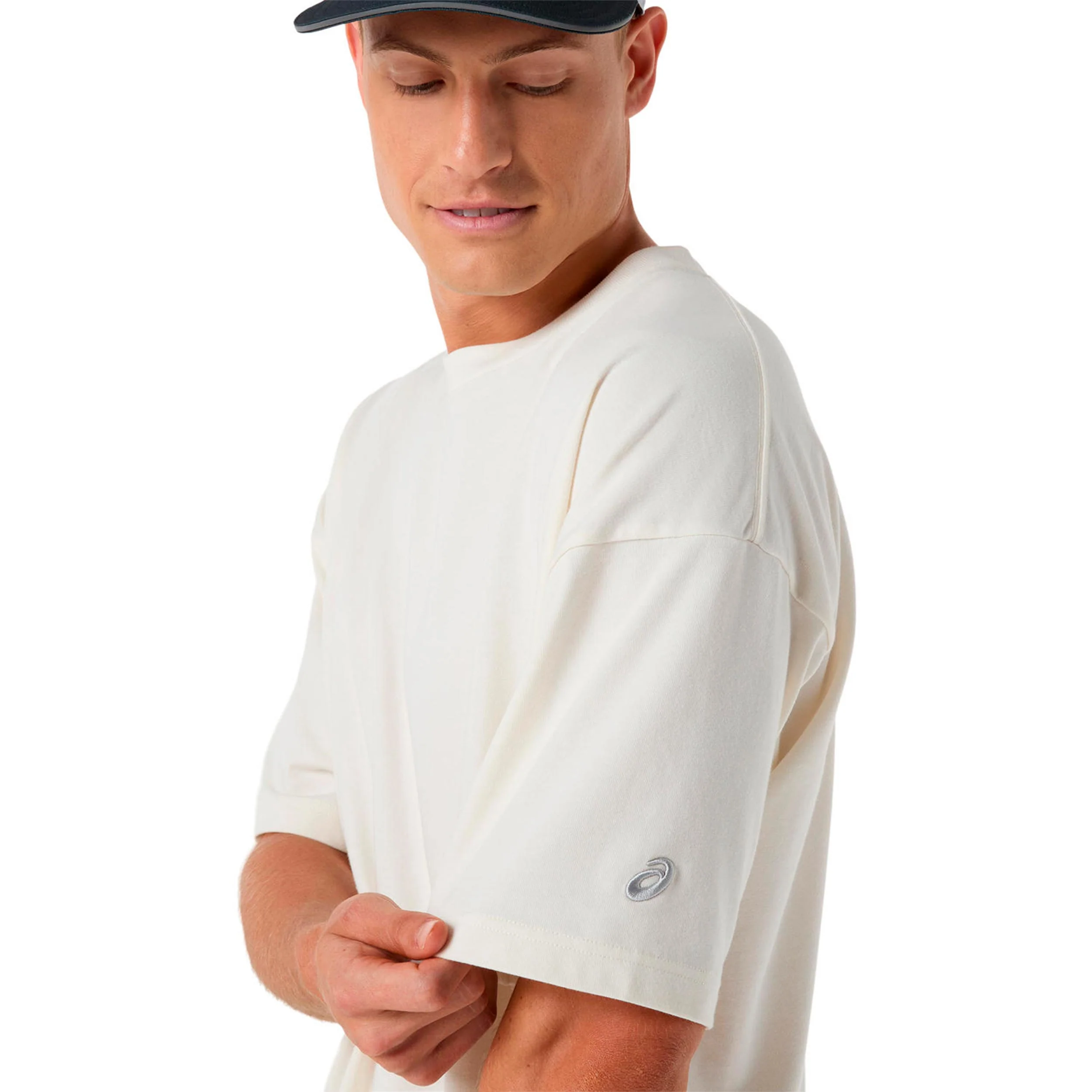 Track Club Heritage Relaxed Laufshirt Unisex-beige - Image 5