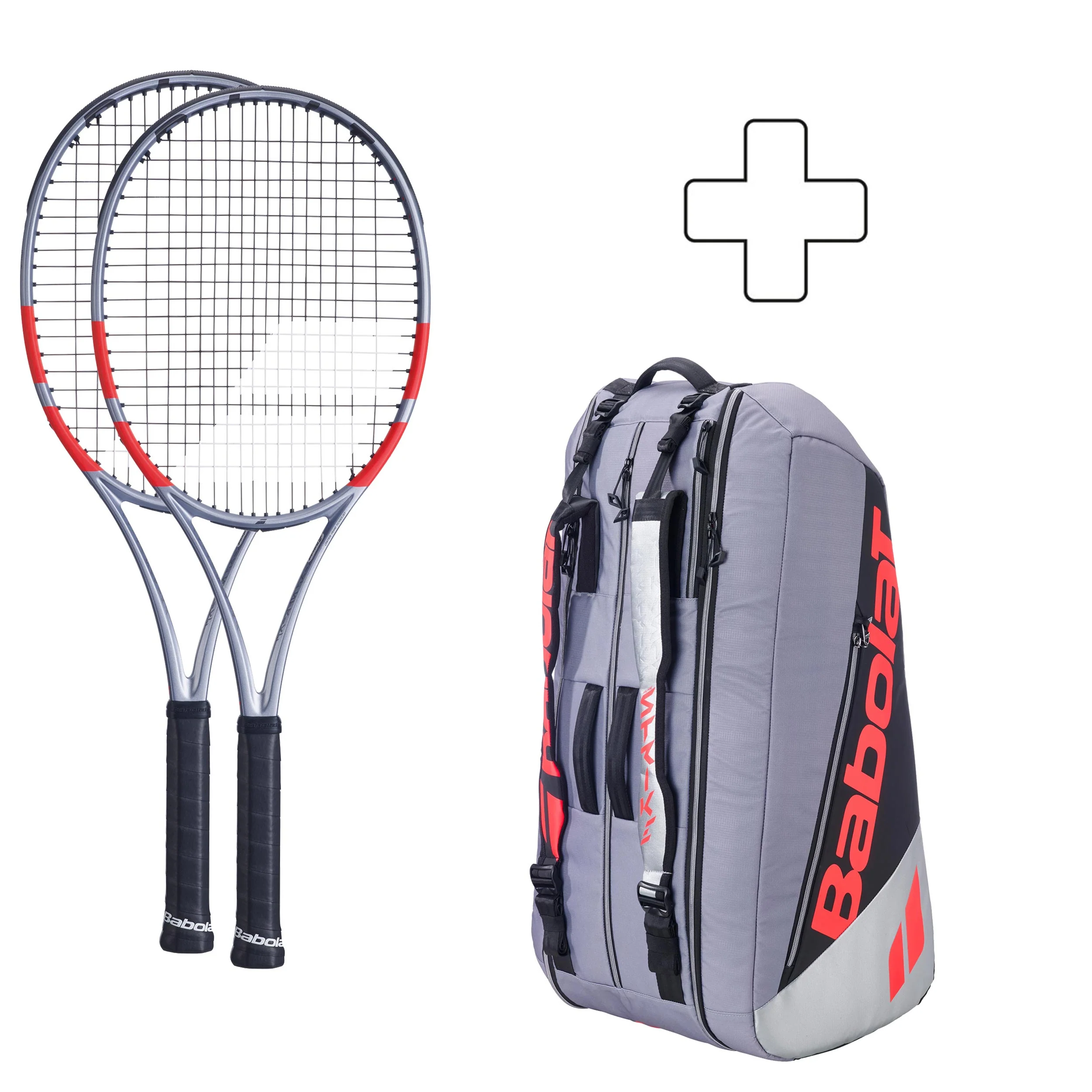 2x Pure Strike 16x19 plus SchlÀgertasche