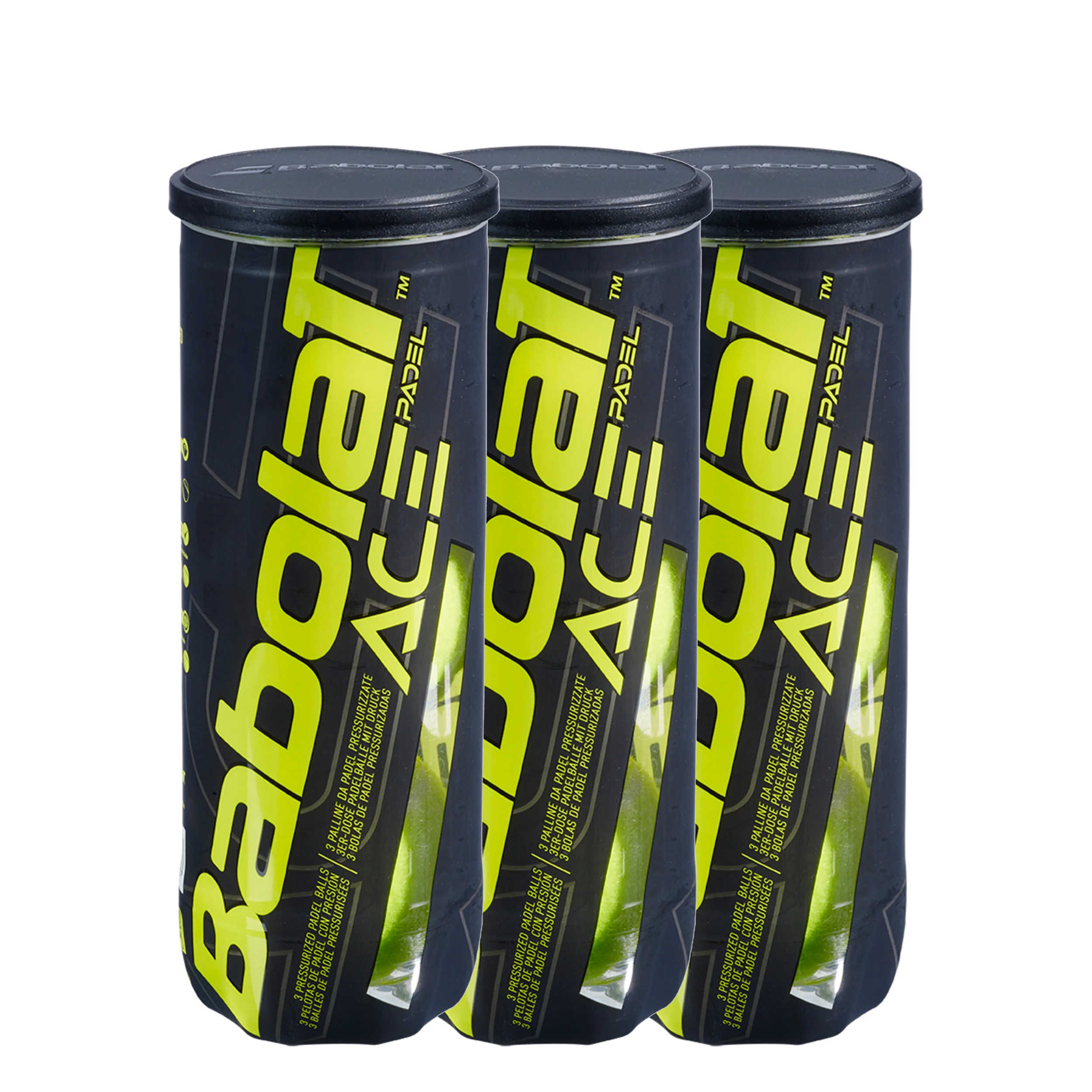 3x 3er Dose Ace Padel X3