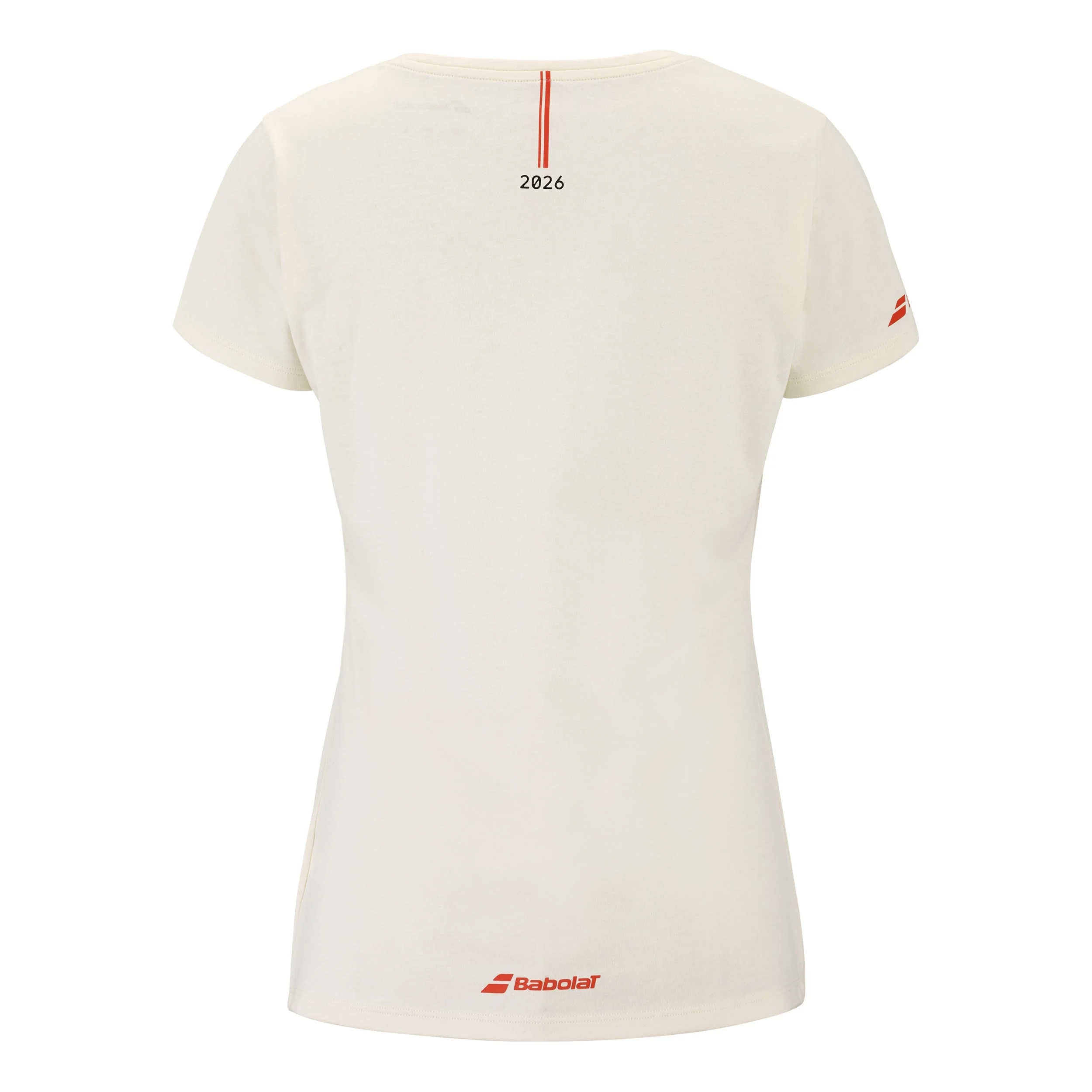 EX Message T-Shirt Damen-creme - Image 3