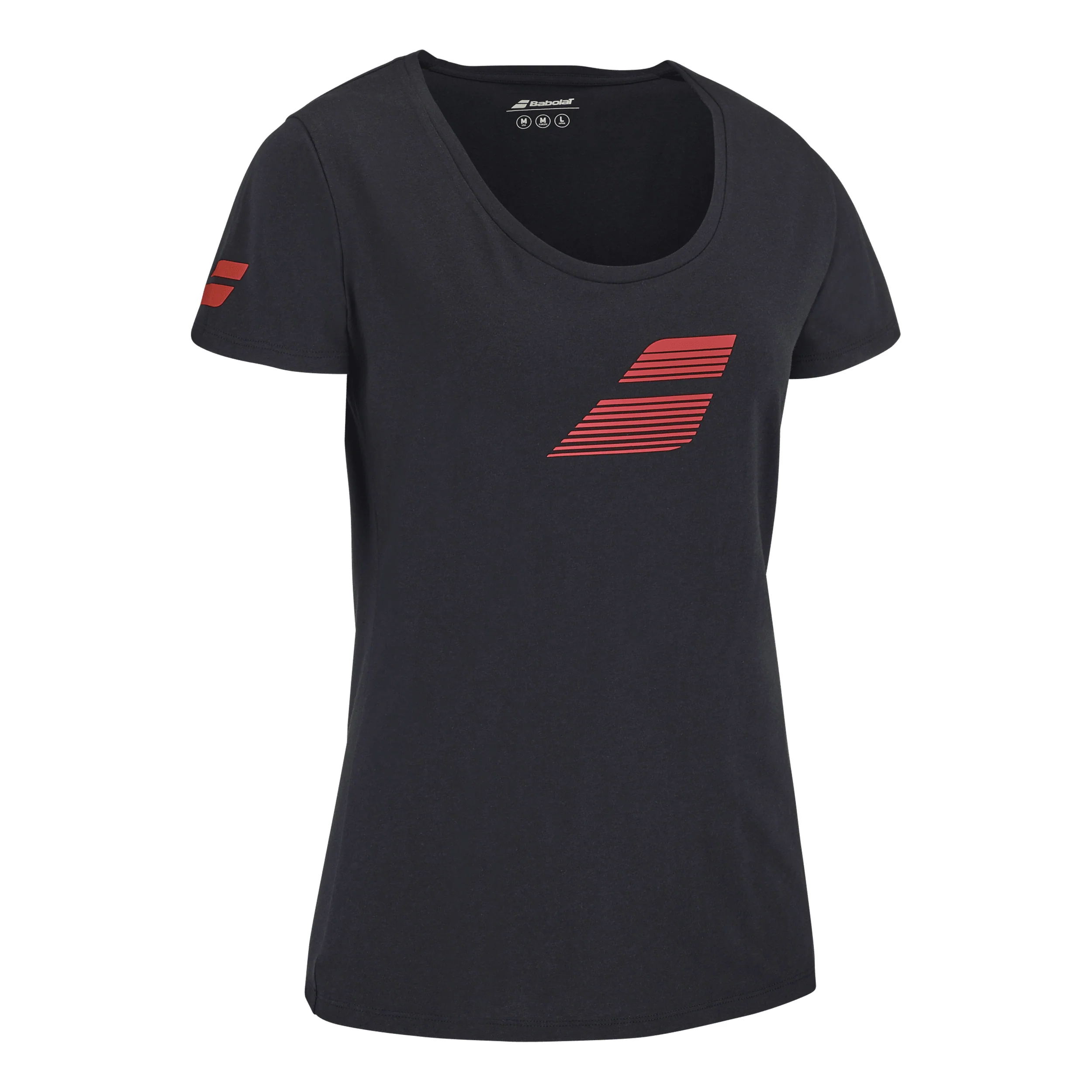 Exercise Flag T-Shirt Damen-Schwarz,Rot - Image 2