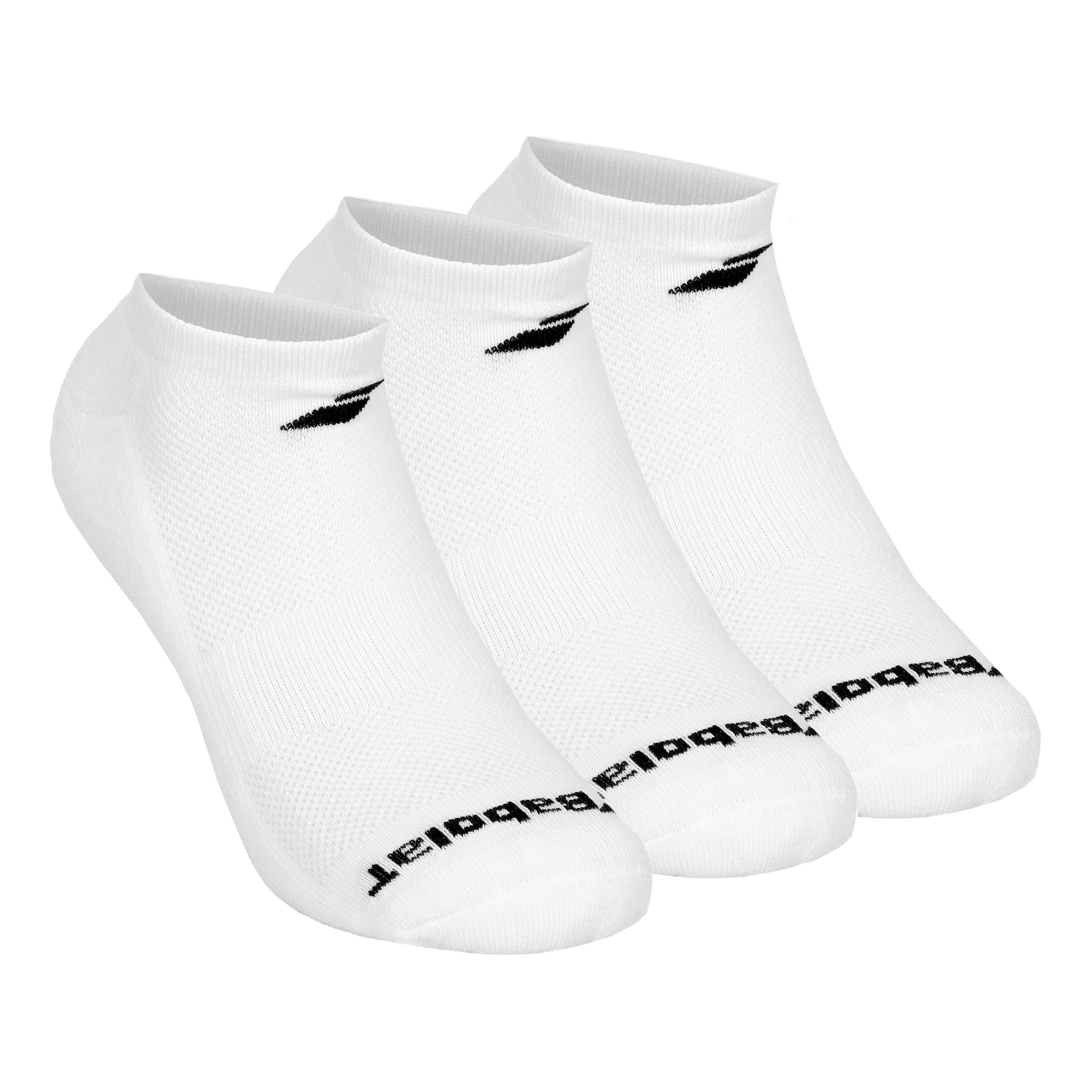 Invisible Tennissocken 3er Pack Unisex - weiß, schwarz