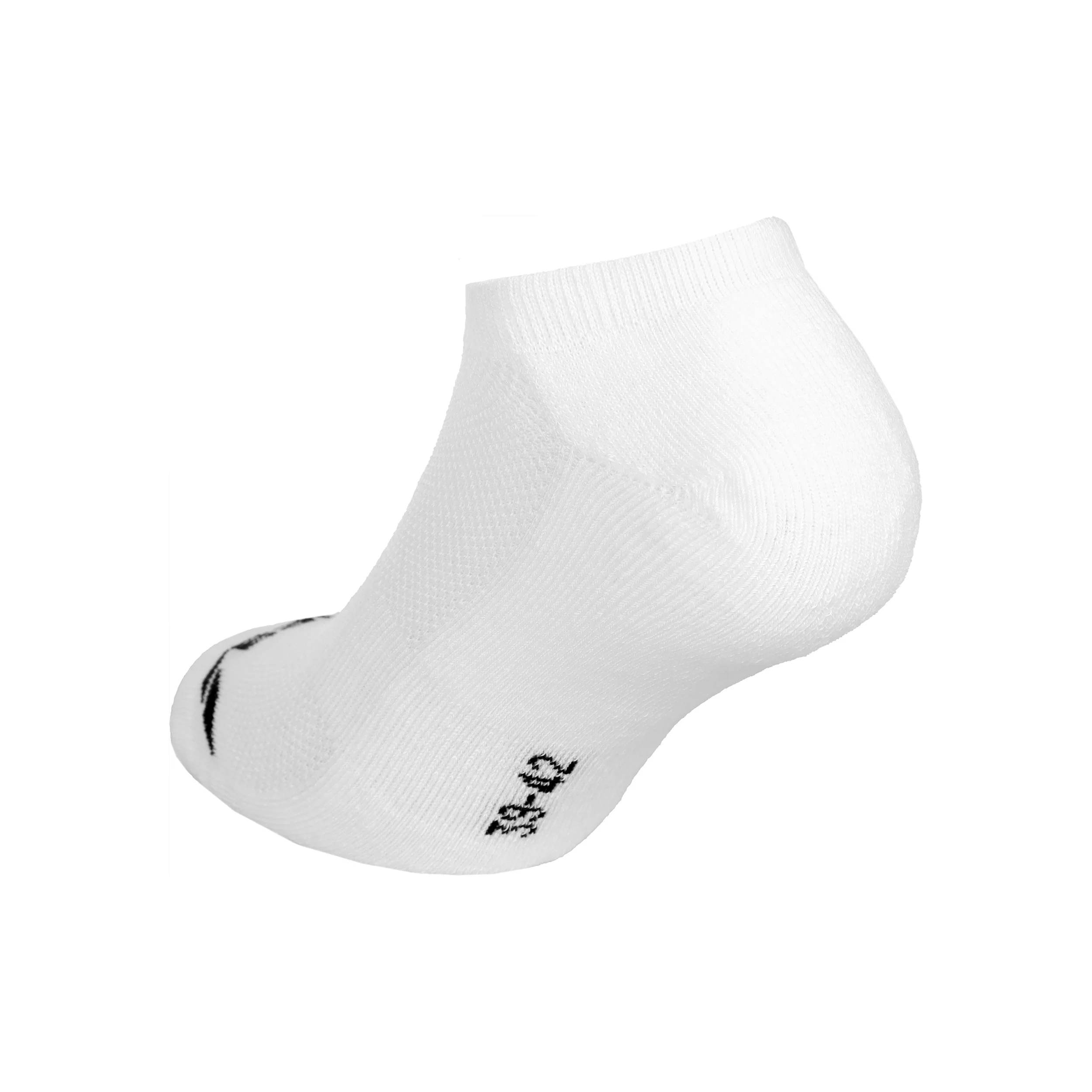 Invisible Tennissocken 3er Pack Unisex - weiß, schwarz - Image 4