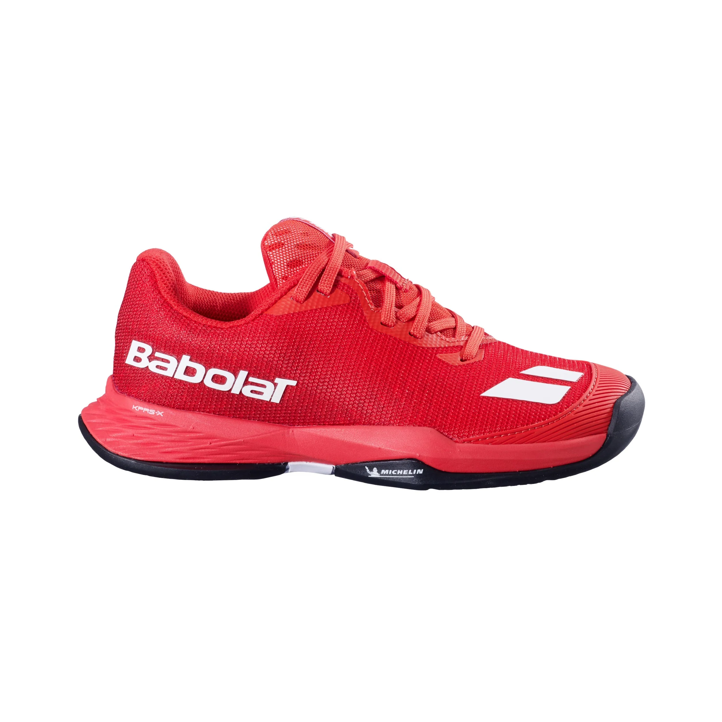 Jet Mach 3 Allcourtschuh Kinder - rot, weiß