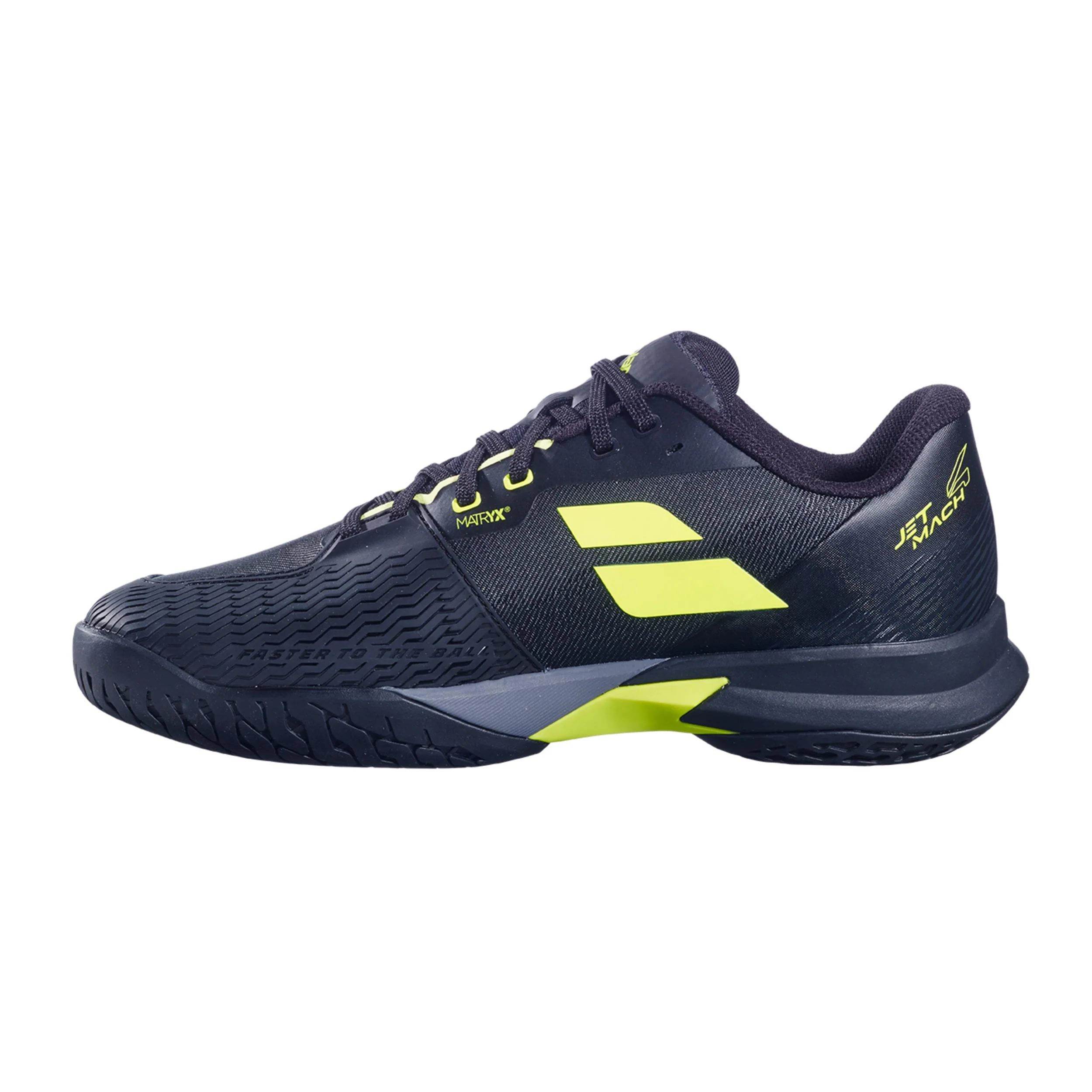 Jet Mach 4 Allcourtschuh Herren - schwarz, neongelb - Image 2