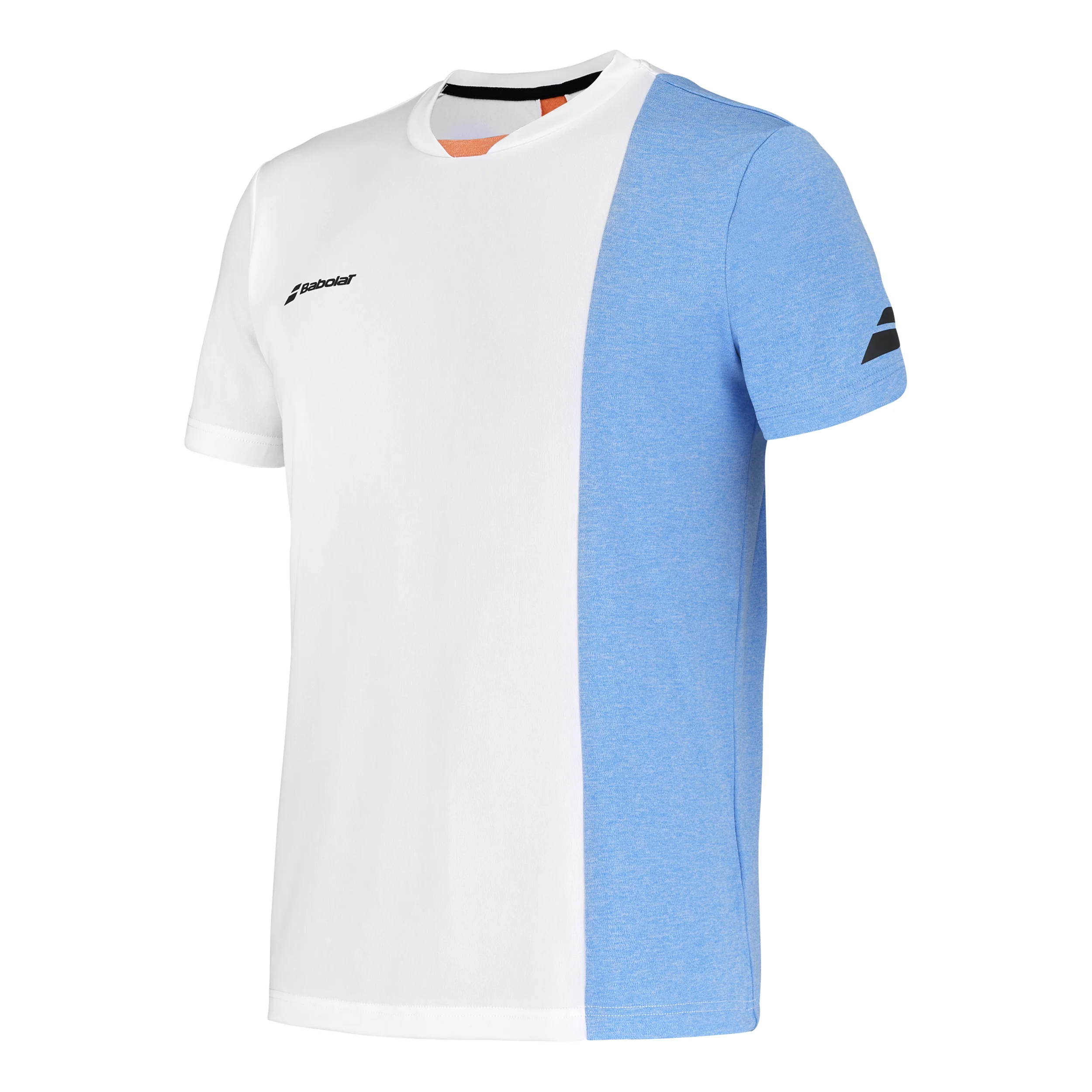 Play Crew Neck T-Shirt Herren - weiß, hellblau - Image 2