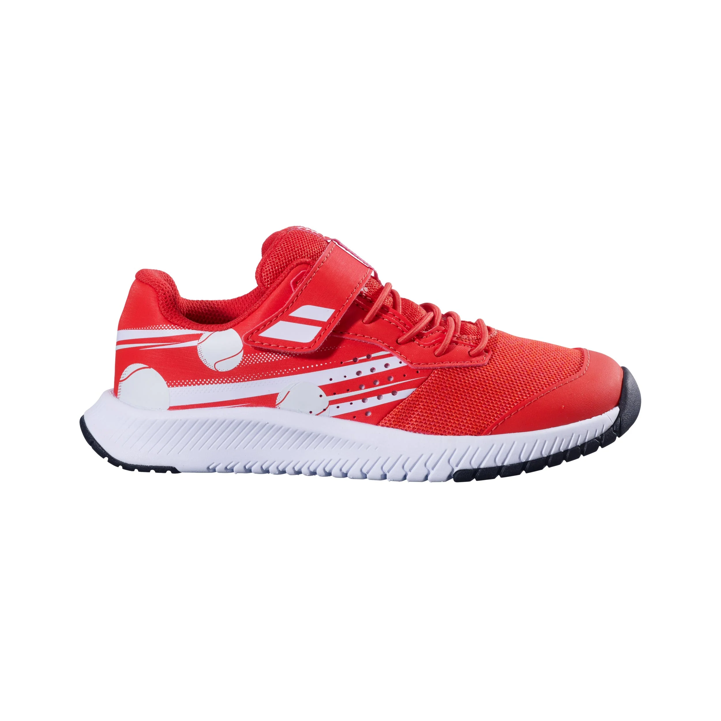 PULSION AC Allcourtschuh Kinder-rot, weiß