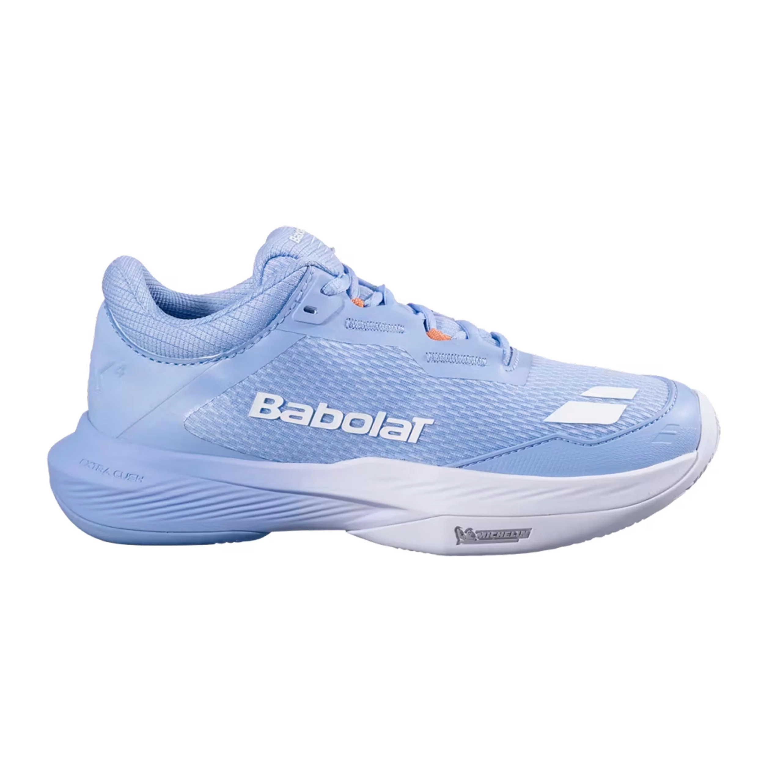 SFX 4 CLY Sandplatzschuh Damen-hellblau, weiß
