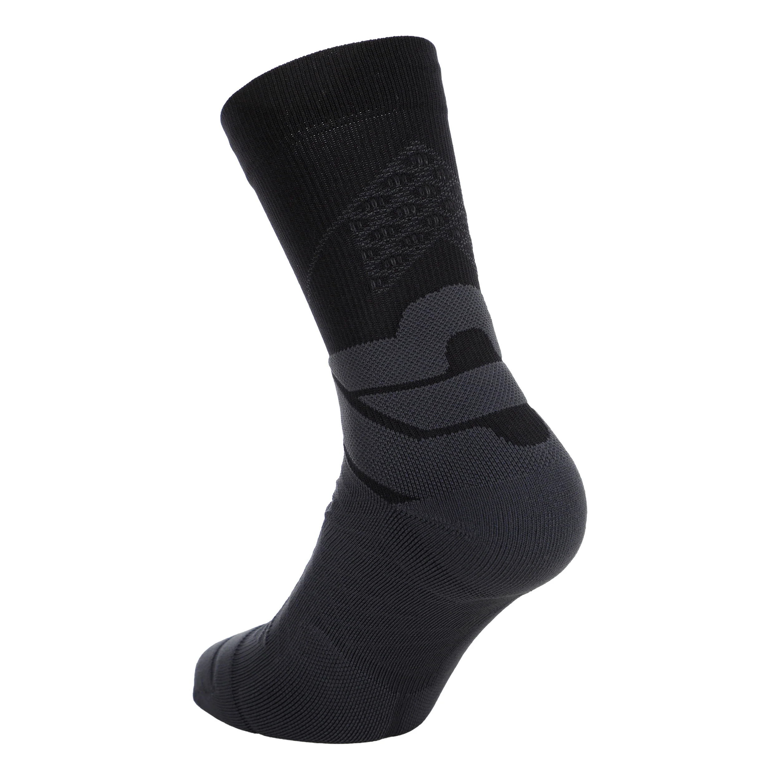 Run Performance Mid Cut Laufsocken Damen-schwarz - Image 2