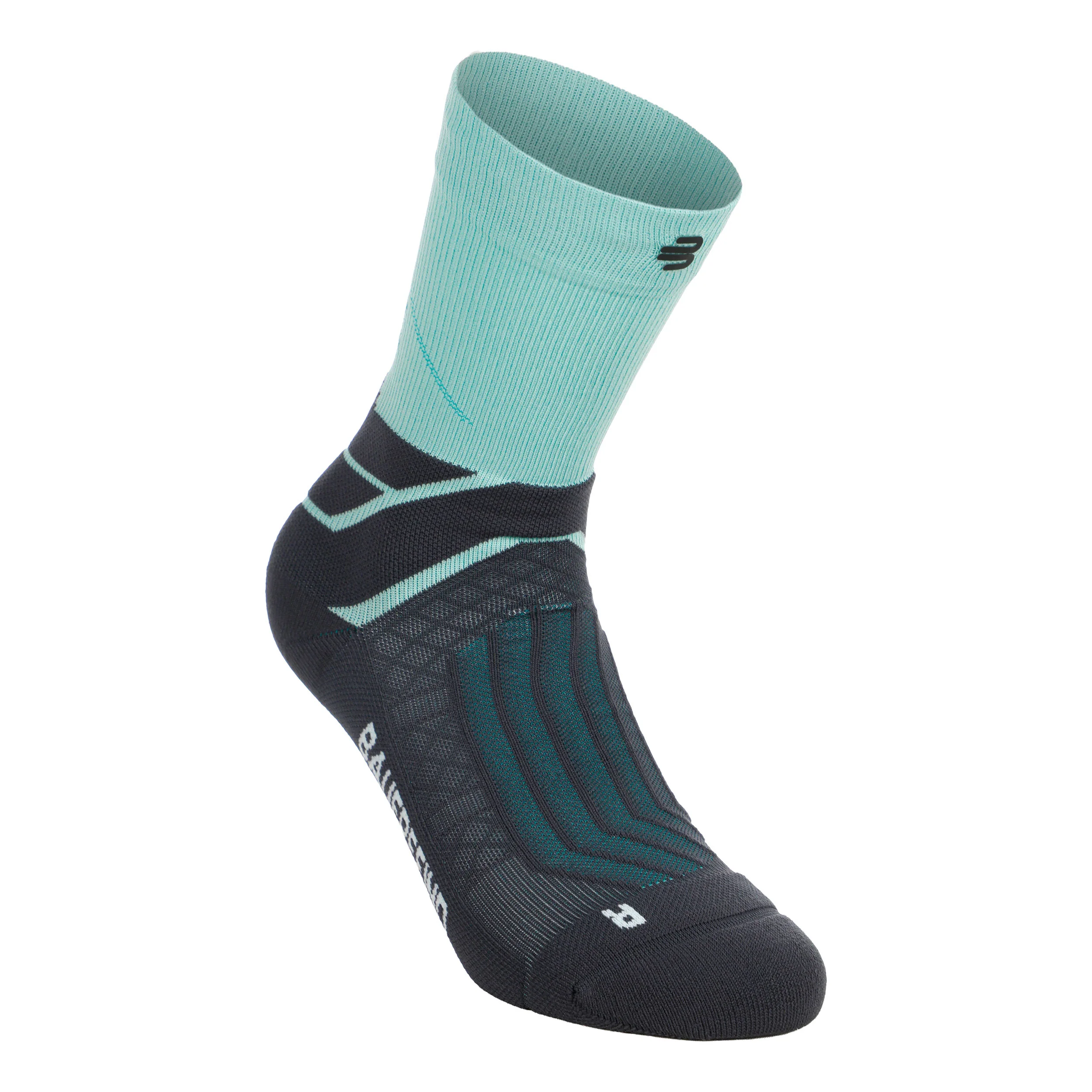 Run Performance Mid Cut Laufsocken Damen-türkis