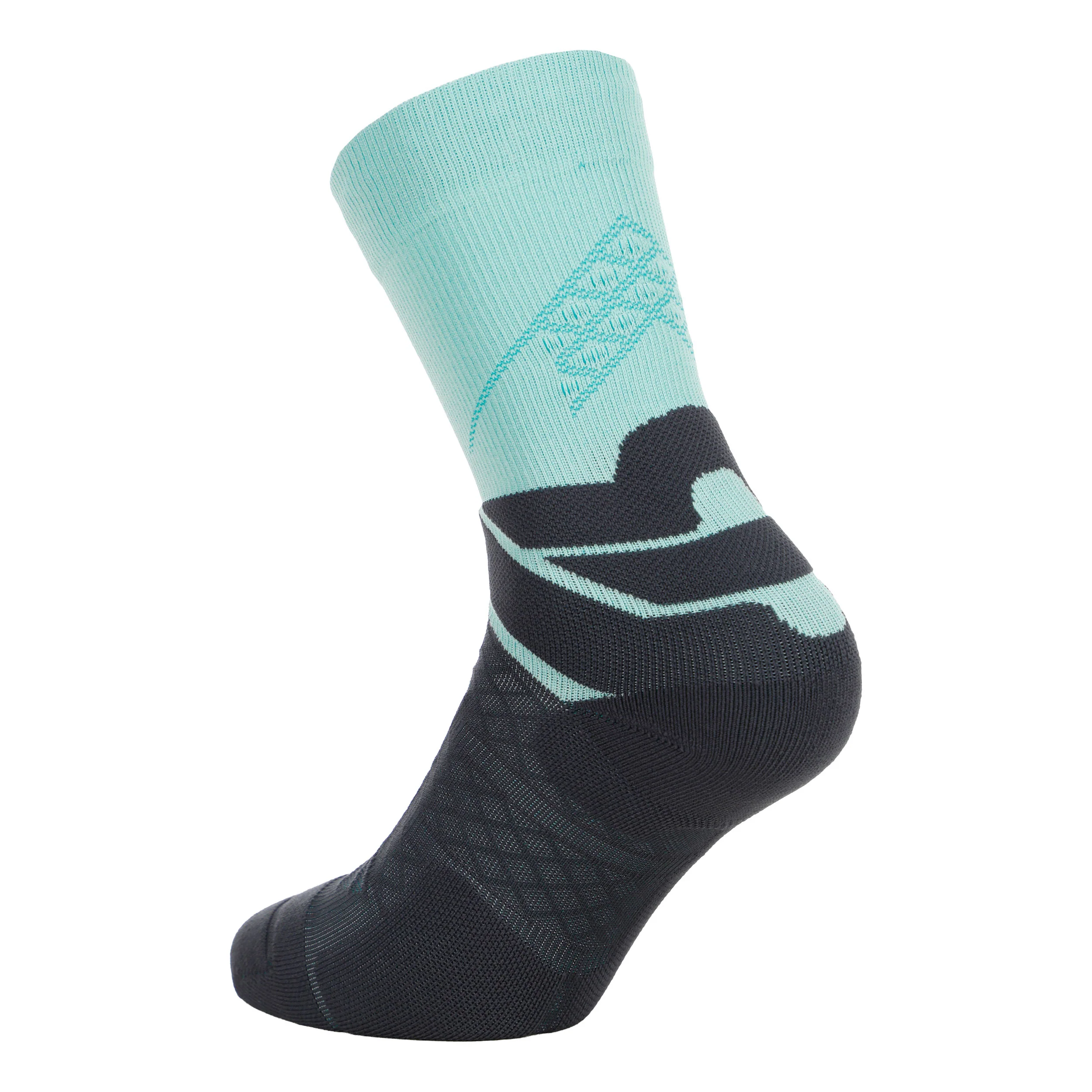 Run Performance Mid Cut Laufsocken Damen-türkis - Image 2