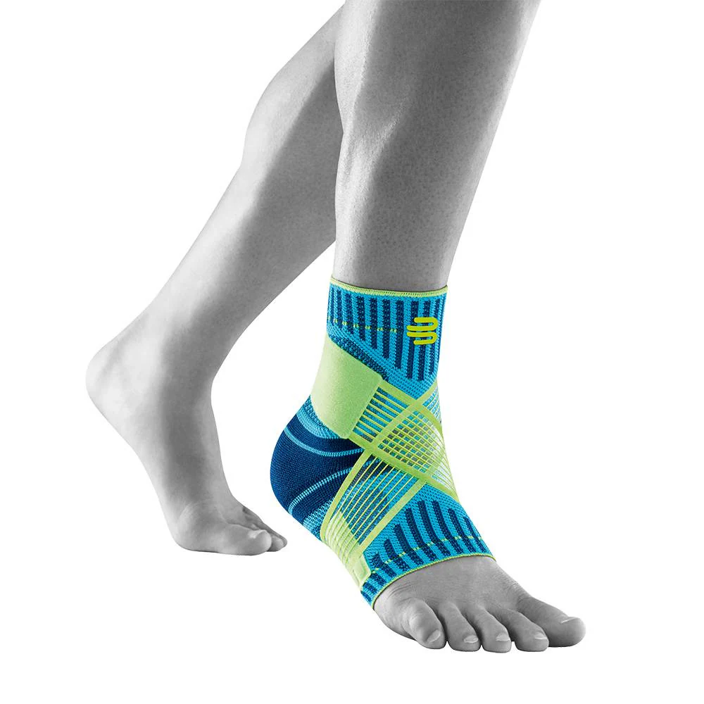 Sports Ankle Support Fußgelenkbandage Rechts-Türkis,Limette - Image 2