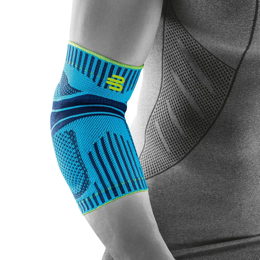 Sports Elbow Support Ellenbogenbandage-Türkis,Dunkelblau - Image 2