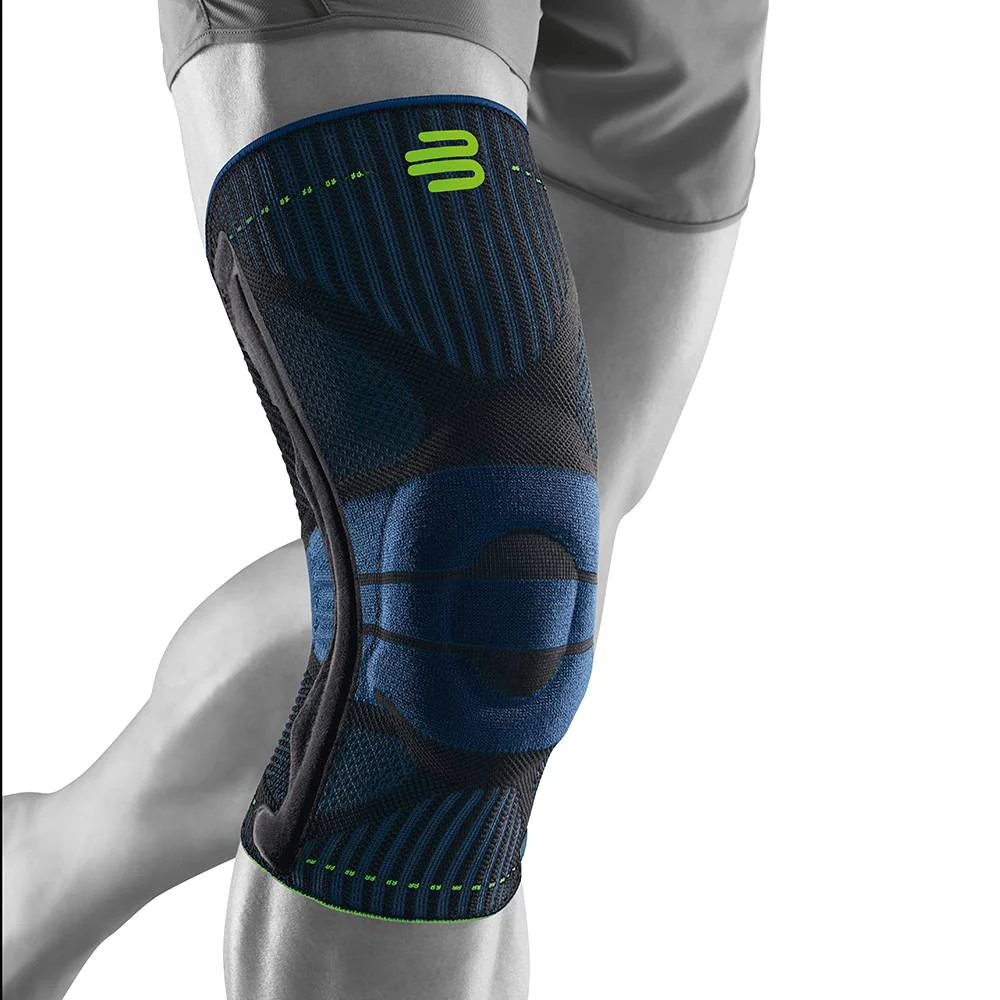 Sports Knee Support Kniebandage-Schwarz,Dunkelblau - Image 2