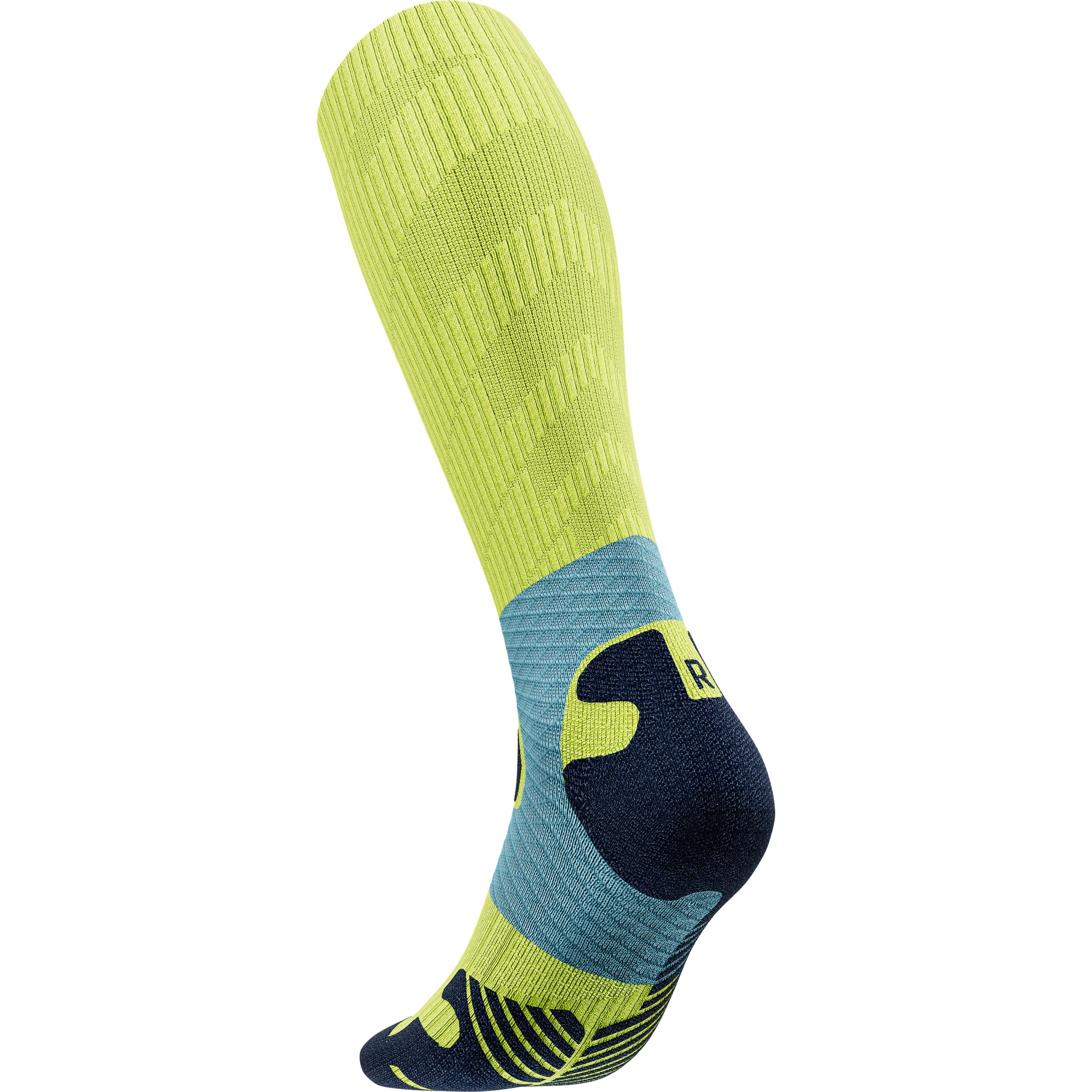Trail Run Compression Kompressions-Socken Herren-Grün - Image 2