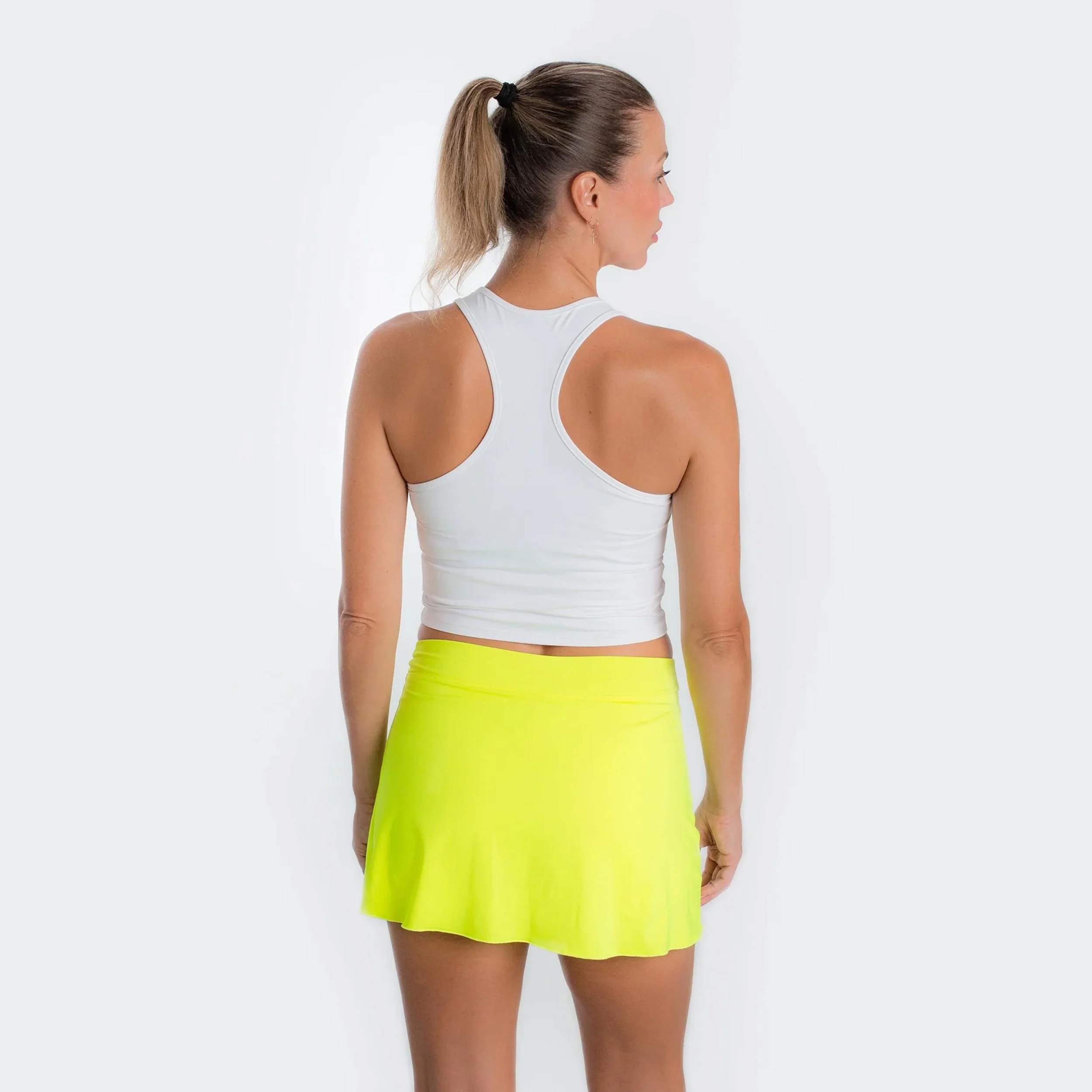 Basica Corta Tank-Top Damen-Weiß - Image 4