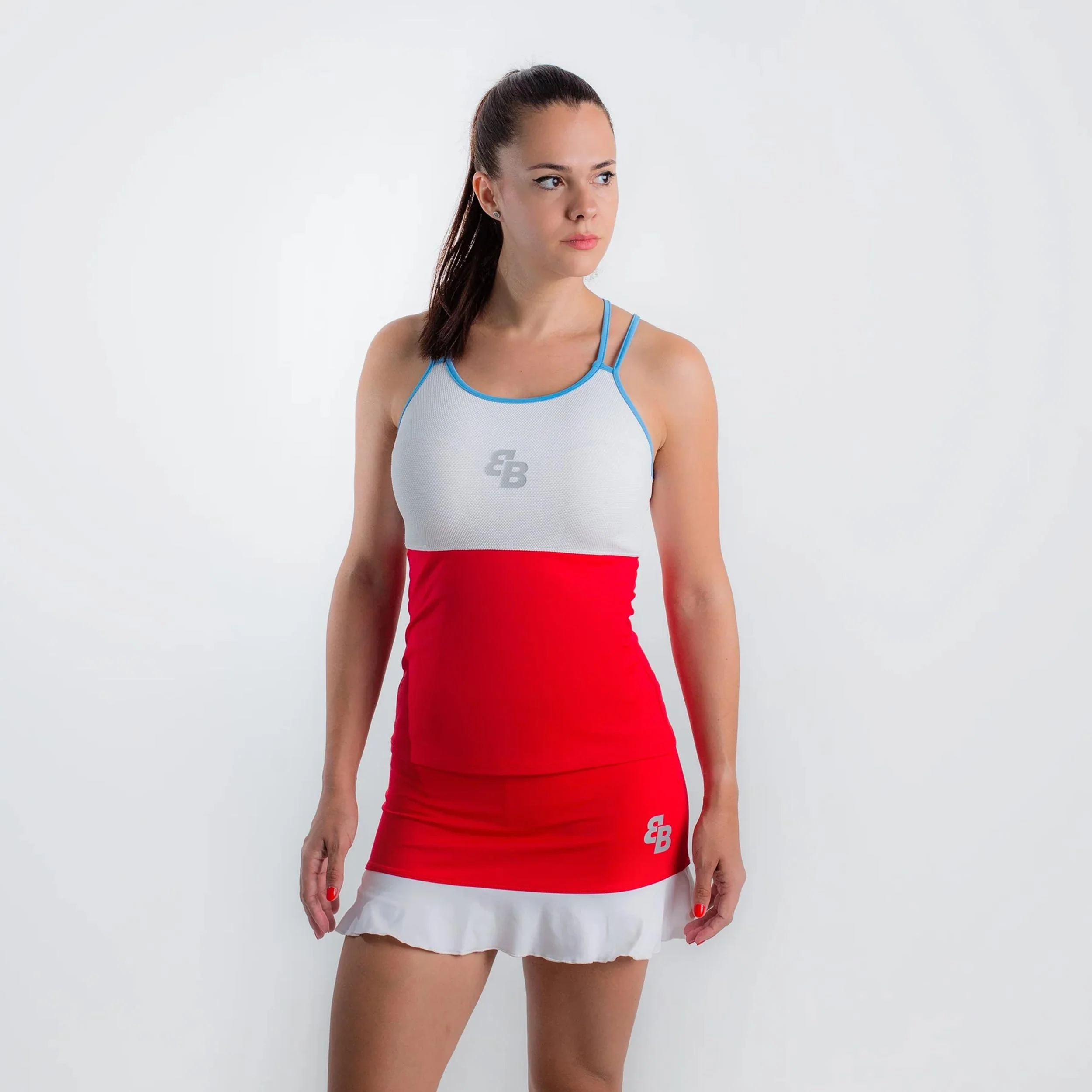 Kyoto Tank-Top Damen-Rot - Image 4
