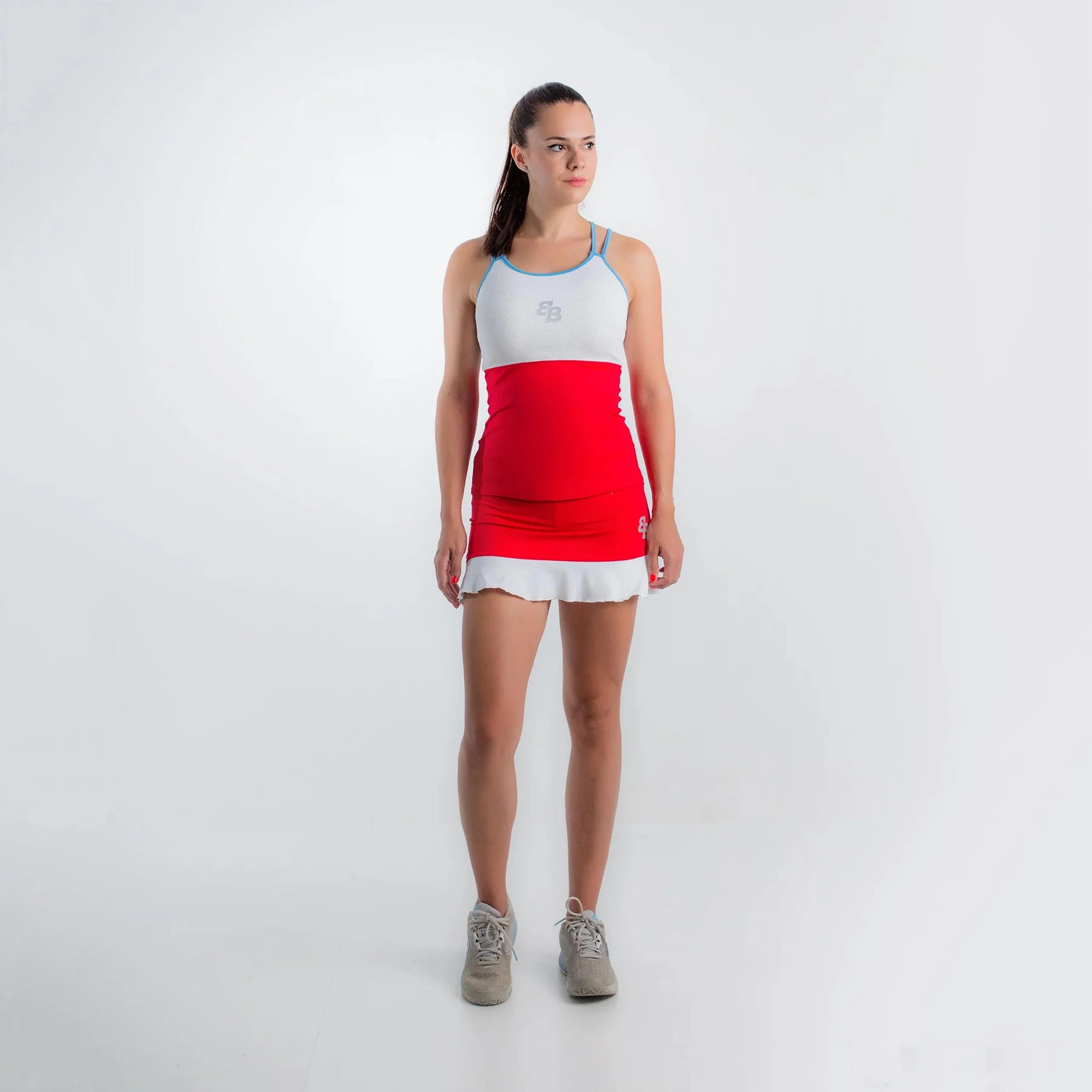 Kyoto Tank-Top Damen-Rot - Image 6