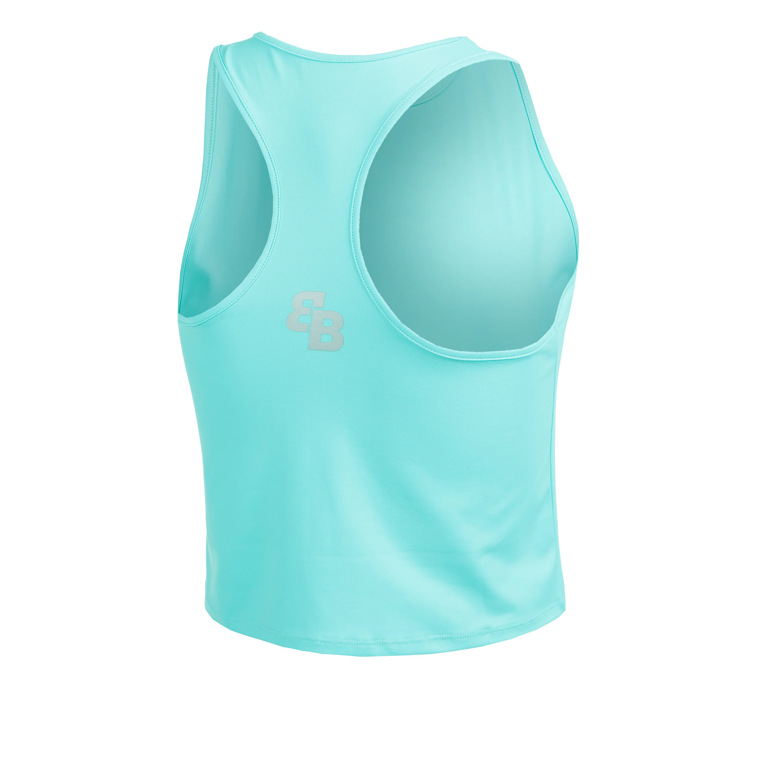 Short Basic Tank-Top Damen-Mint - Image 2
