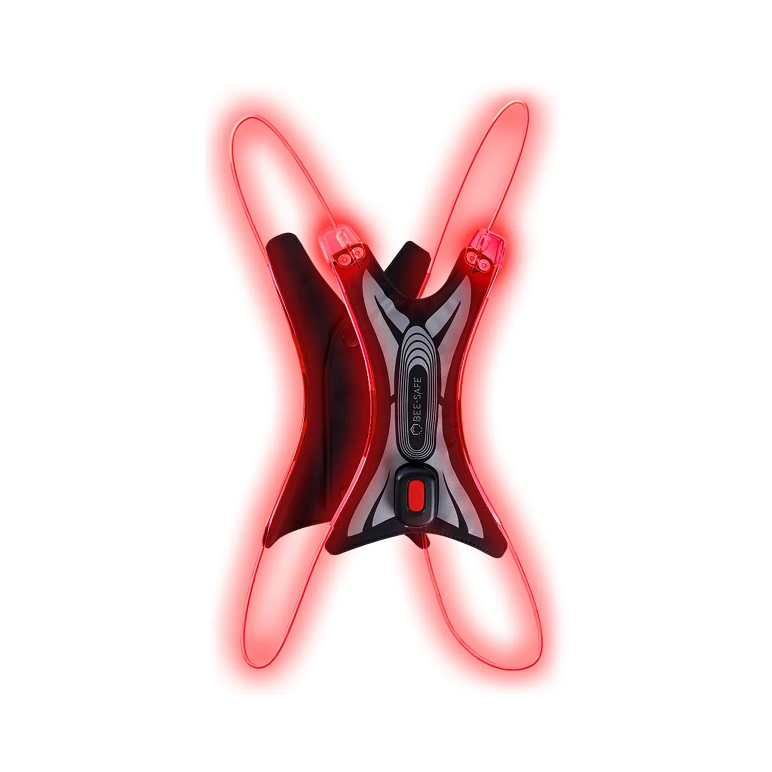 Led Vest Spider USB Lichtsystem-Rot - Image 3