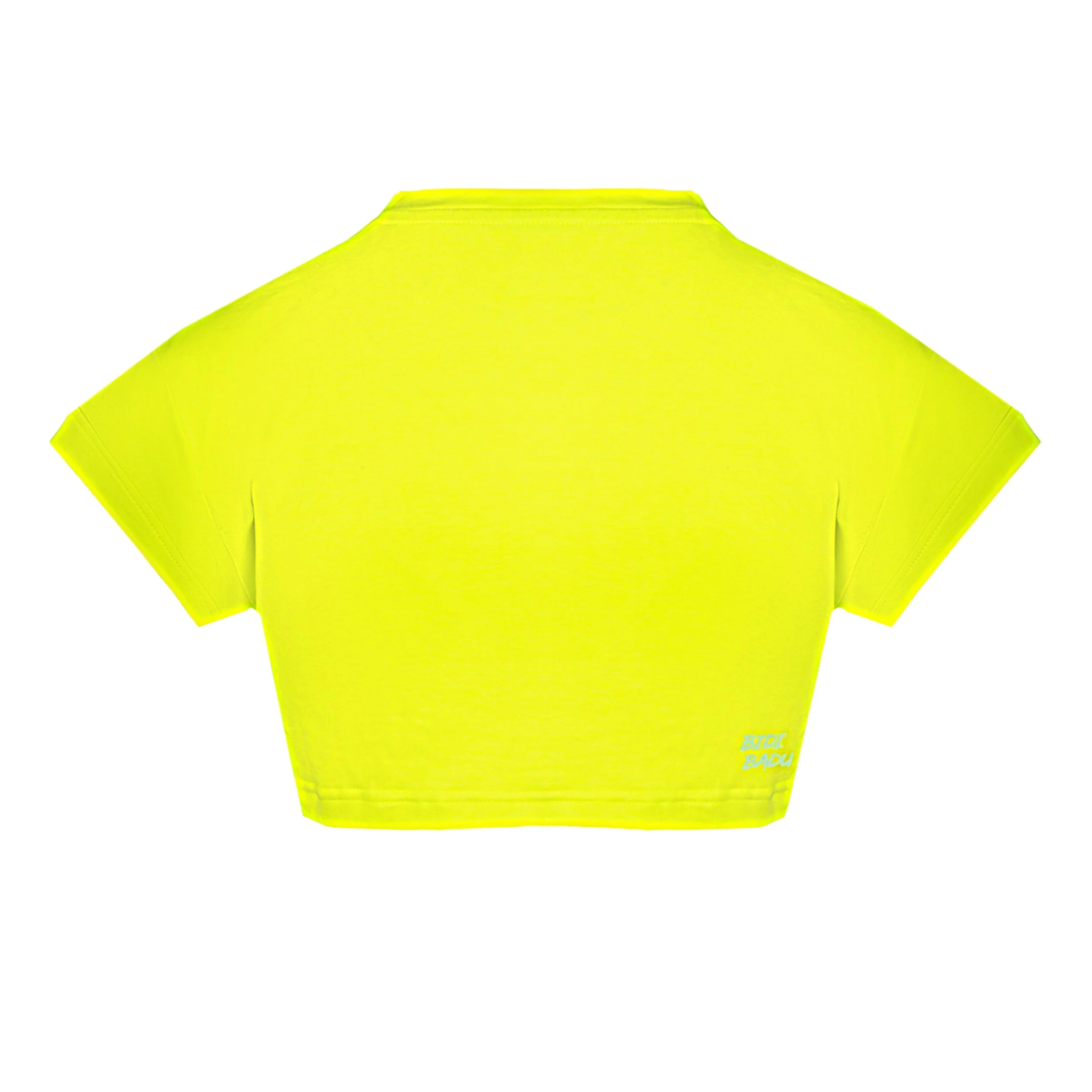 Abdominis Crop Move T-Shirt Damen-Neongelb - Image 2