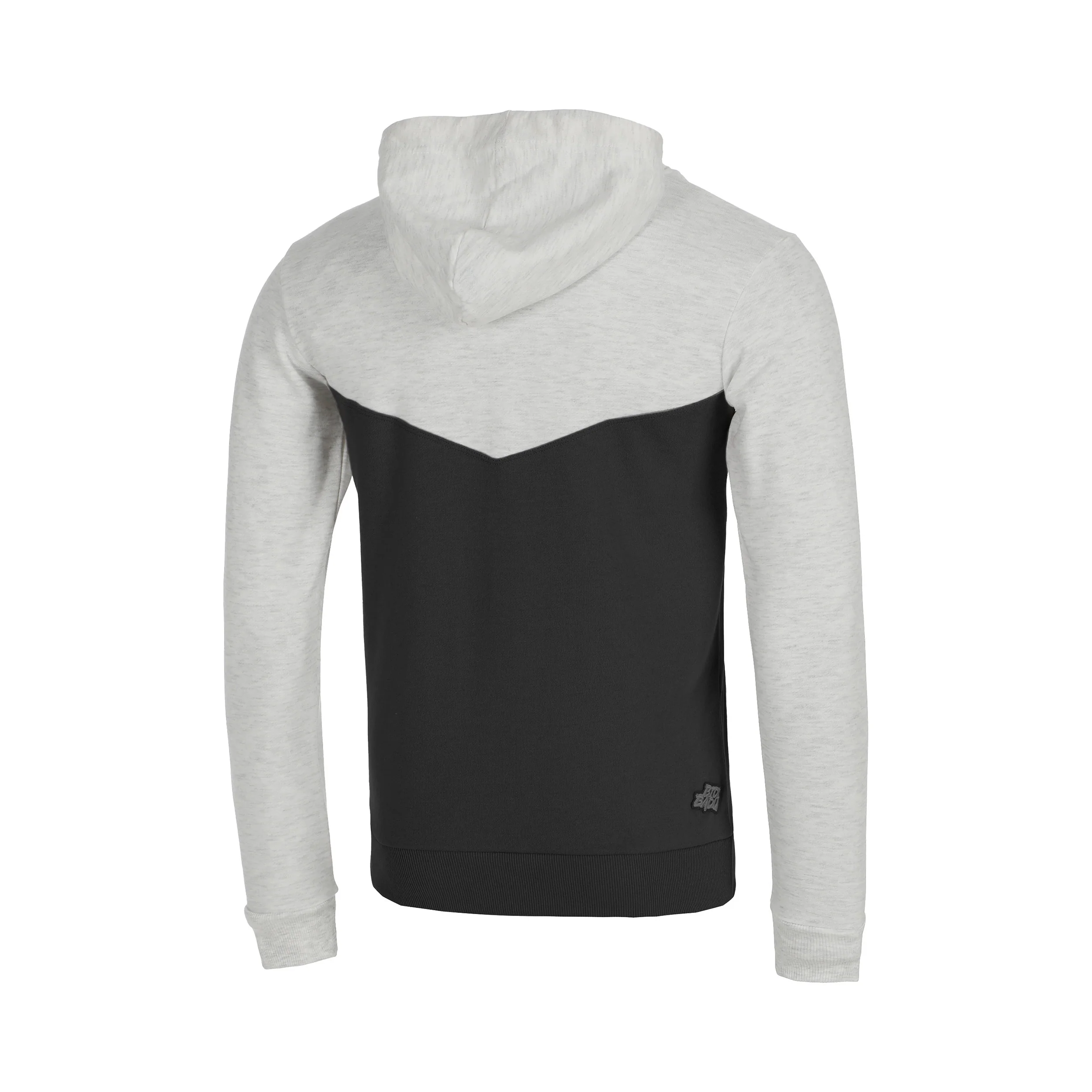 Bassem Lifestyle Hoody Jungen - hellgrau, schwarz - Image 2