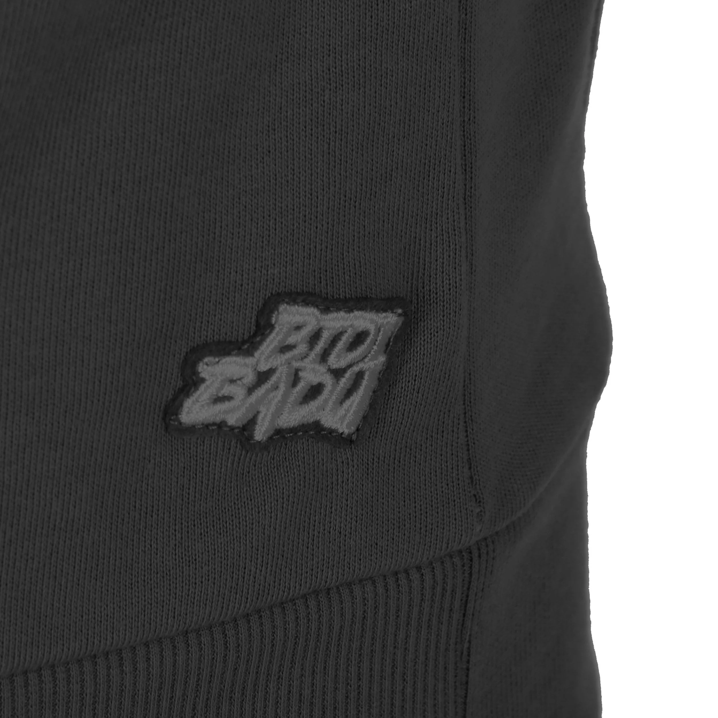 Bassem Lifestyle Hoody Jungen - hellgrau, schwarz - Image 5