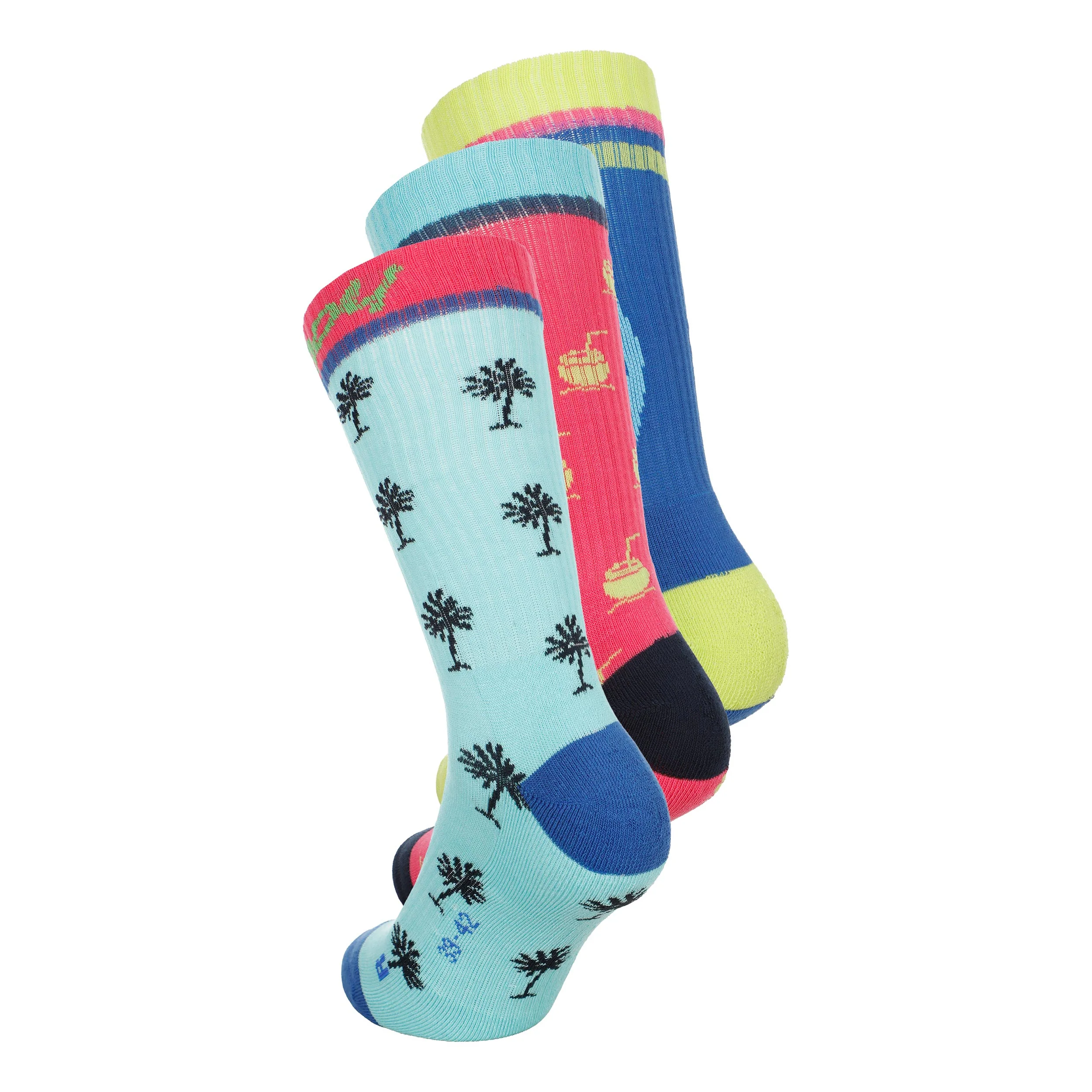 Bold Bro II Crew Printed Move Tennissocken-Mehrfarbig - Image 2