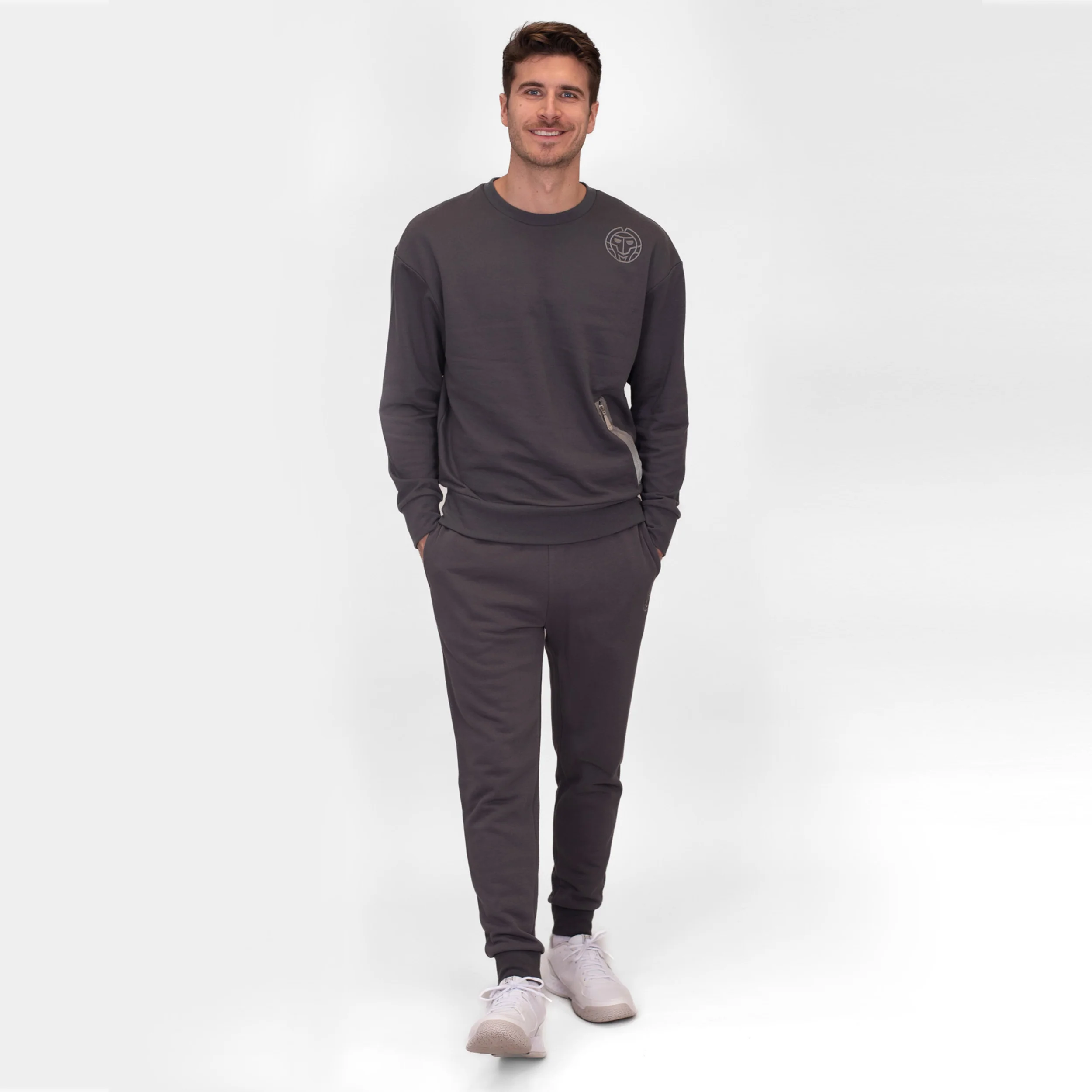 Chill Crew Sweatshirt Herren-Dunkelgrau - Image 10