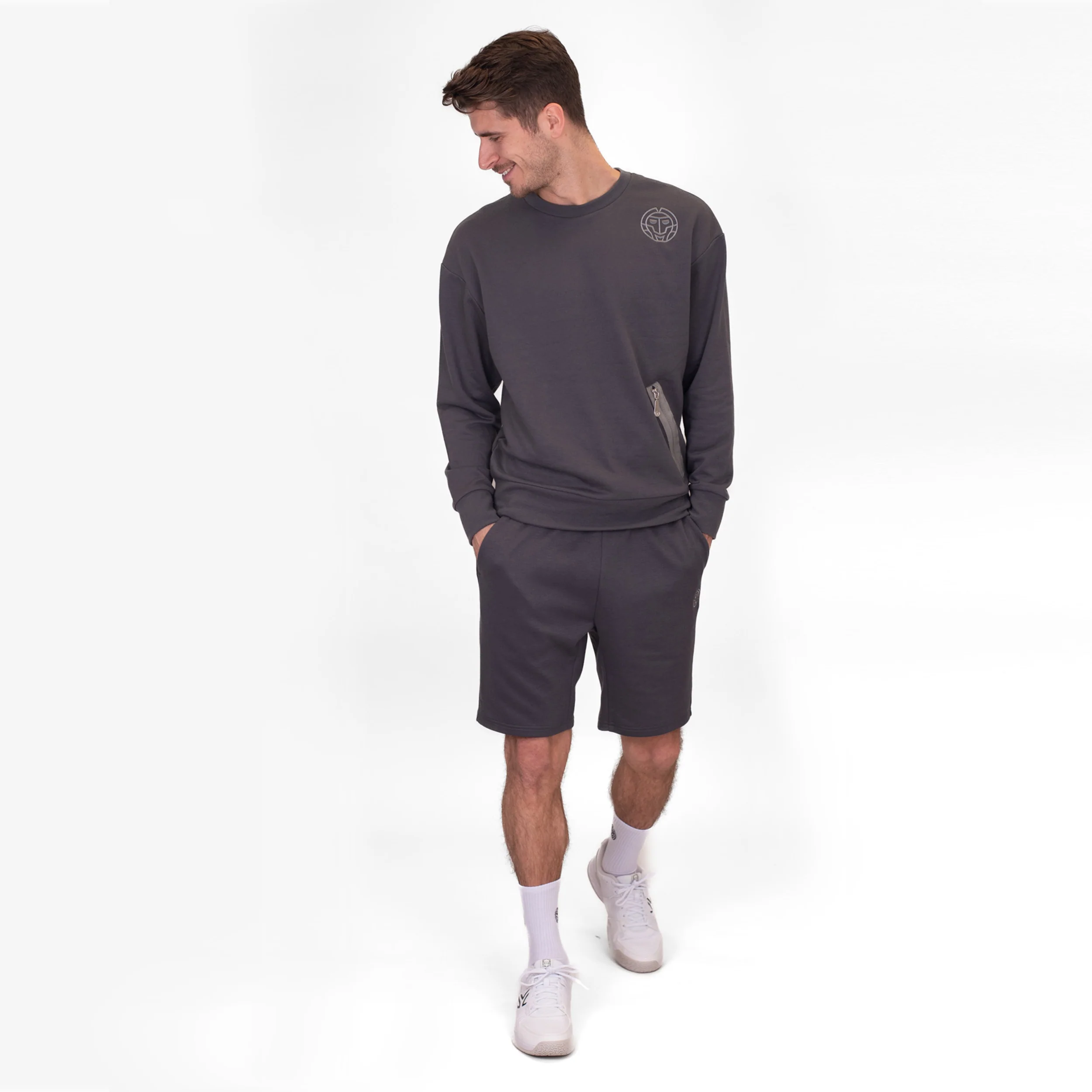 Chill Crew Sweatshirt Herren-Dunkelgrau - Image 8