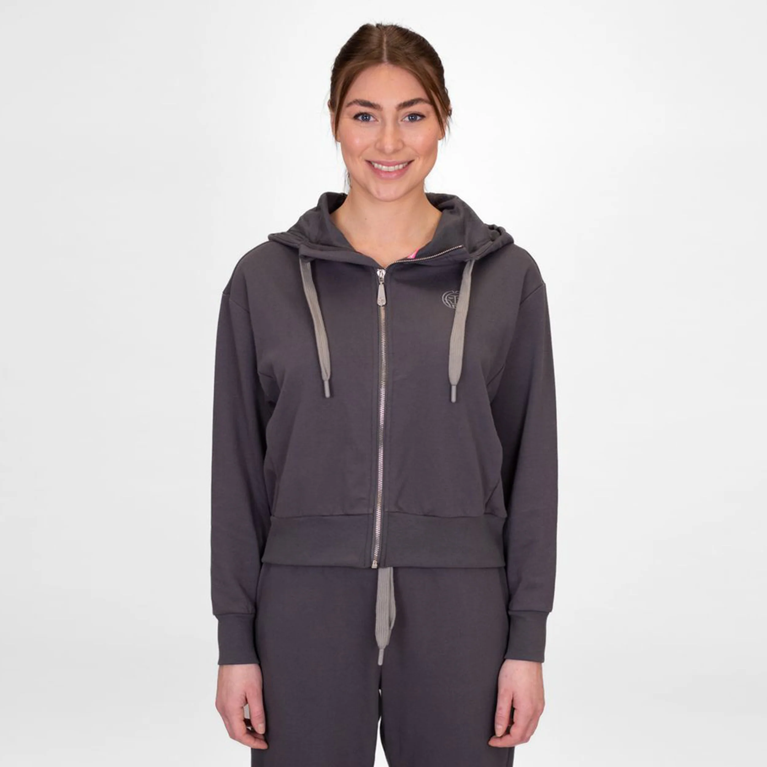 Chill Trainingsjacke Damen-Dunkelgrau - Image 3