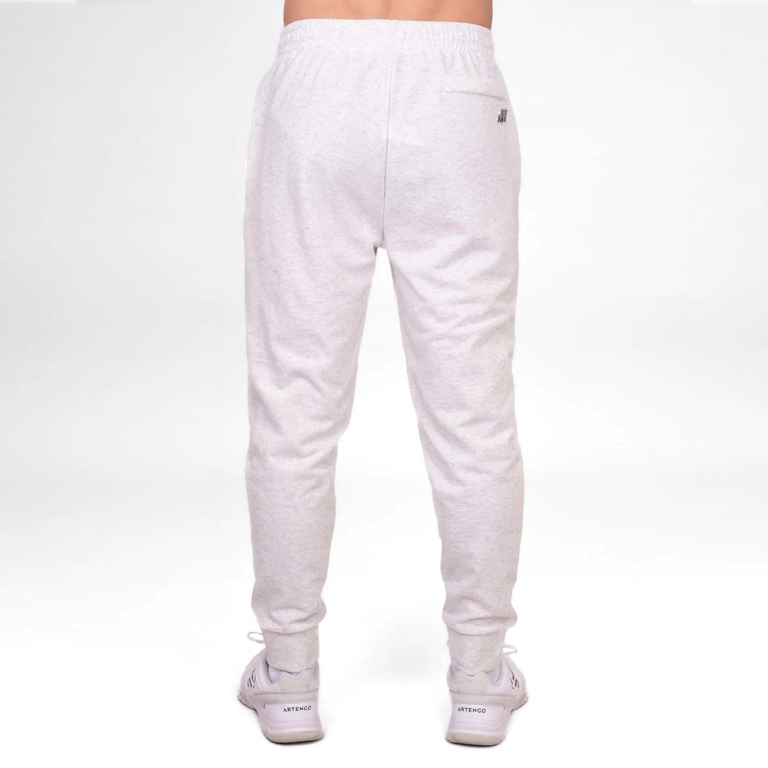 Chill Wide Leg Trainingshose Herren-Weiß - Image 4