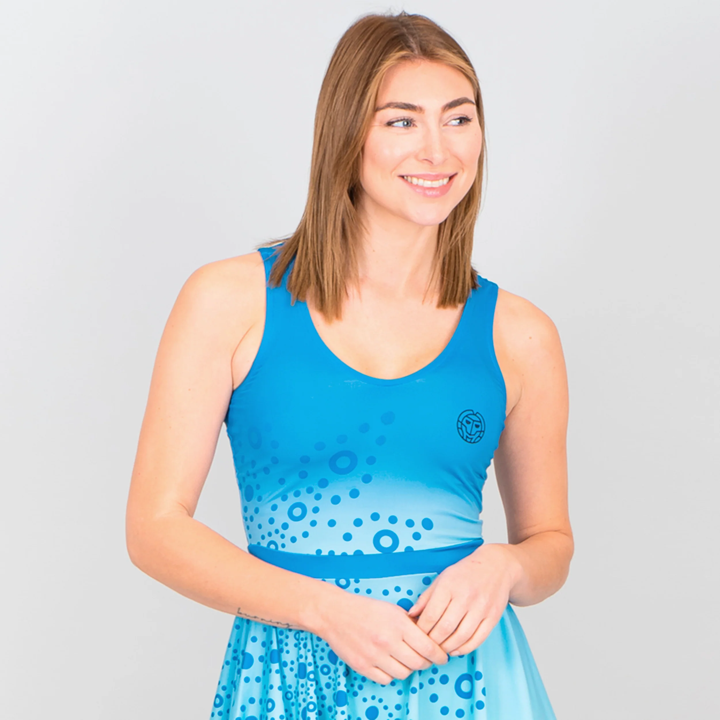Colortwist 2in1 Kleid Damen-Türkis,Blau - Image 8