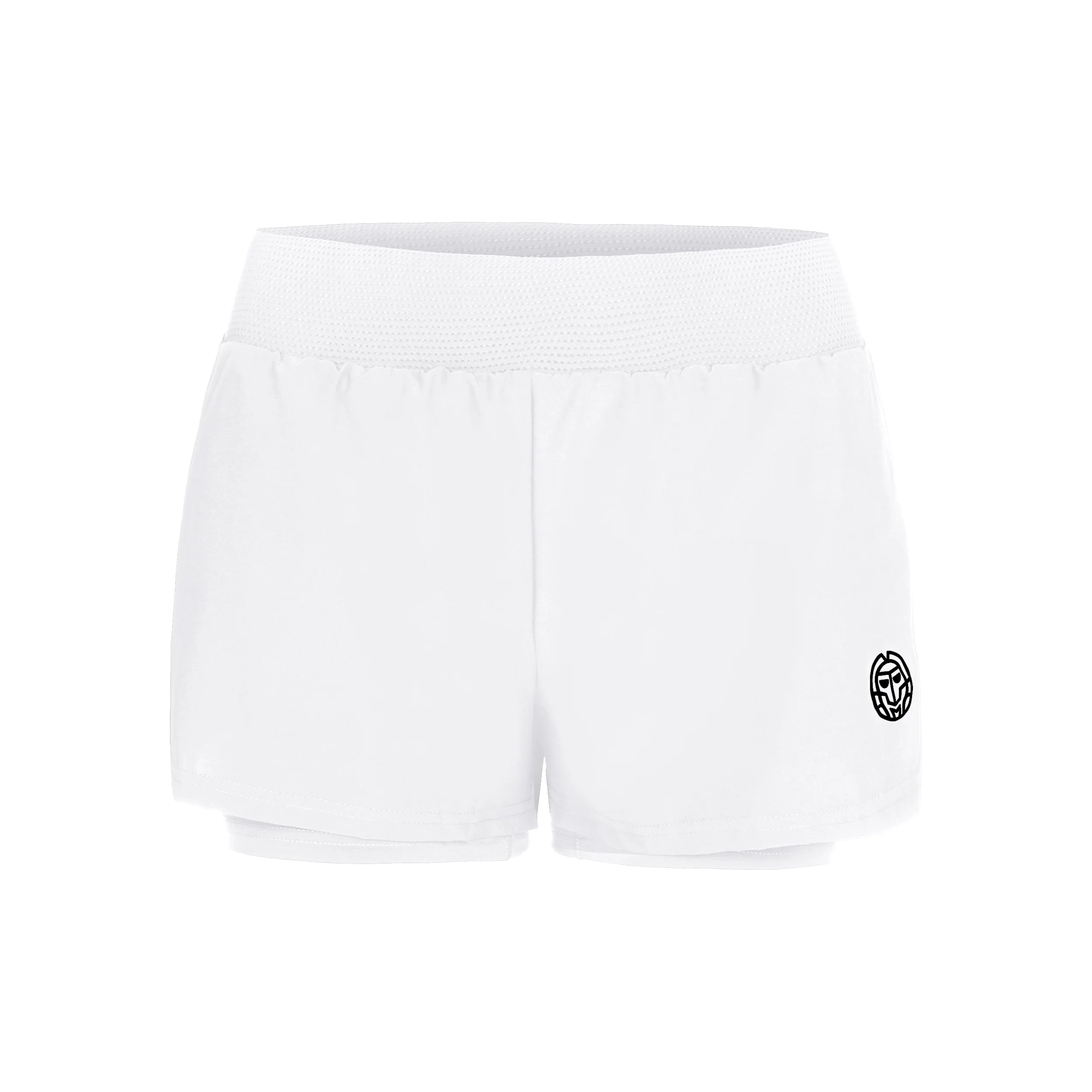 Crew 2 In 1 Shorts Damen-Weiß