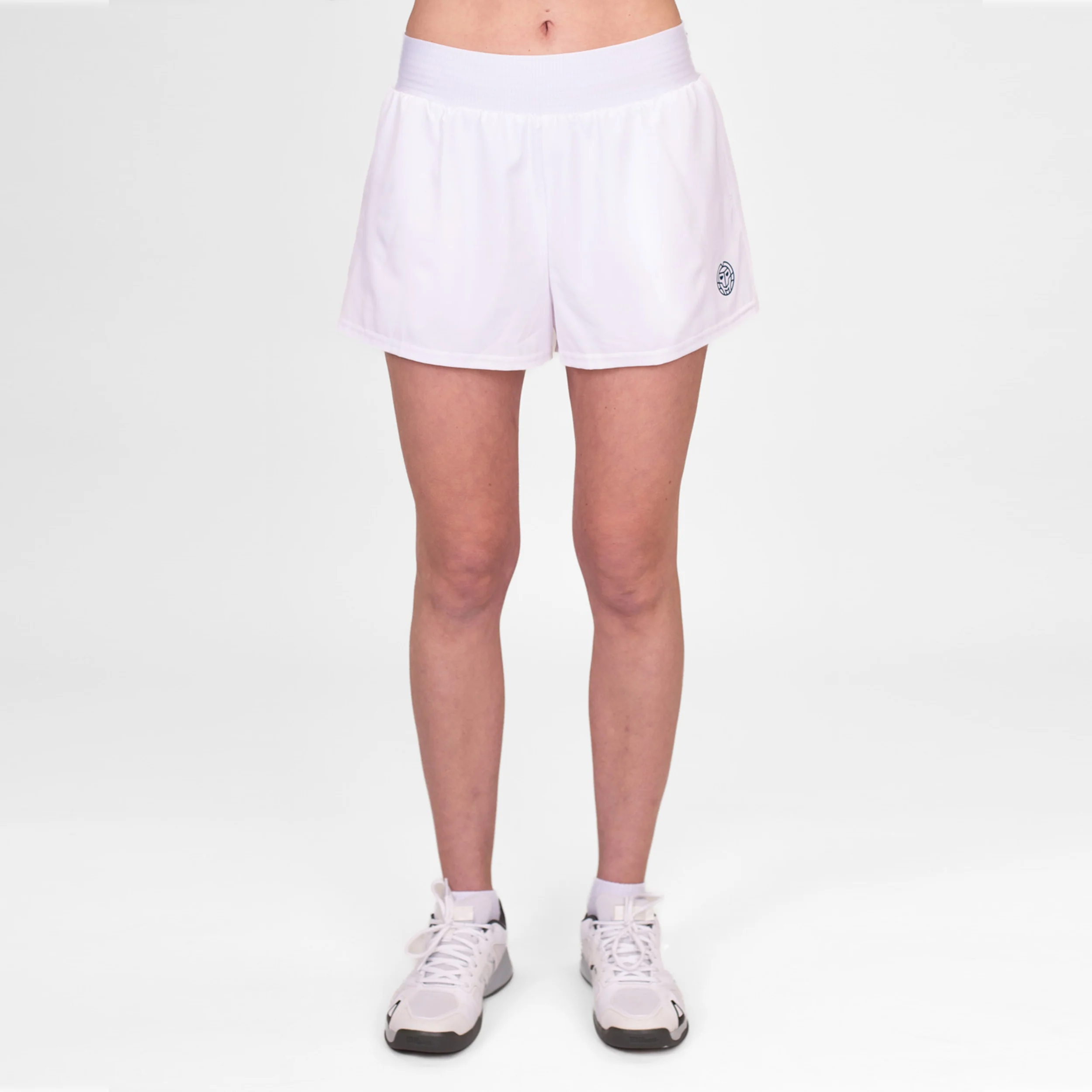 Crew 2 In 1 Shorts Damen-Weiß - Image 6