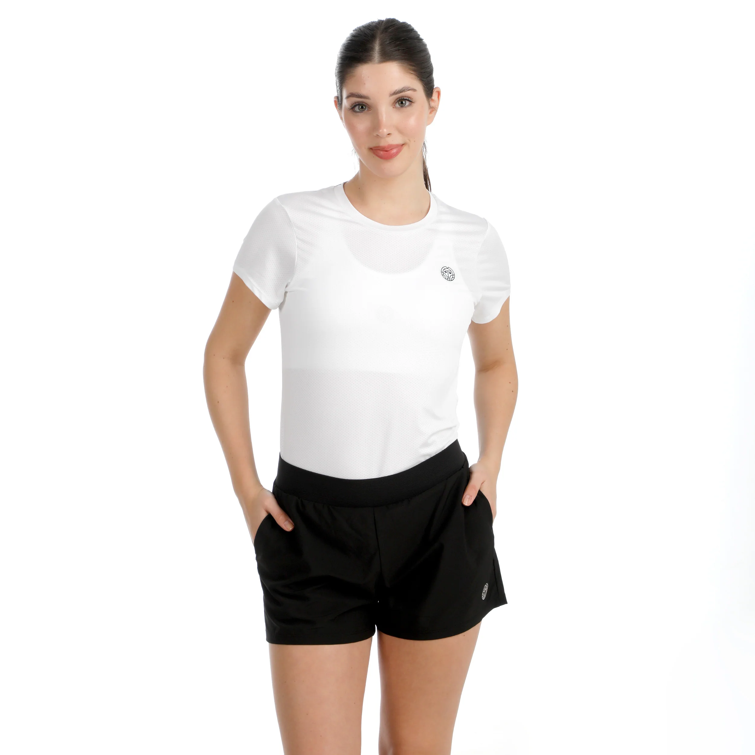 Crew 2.0 2in1 Shorts Damen-schwarz - Image 2