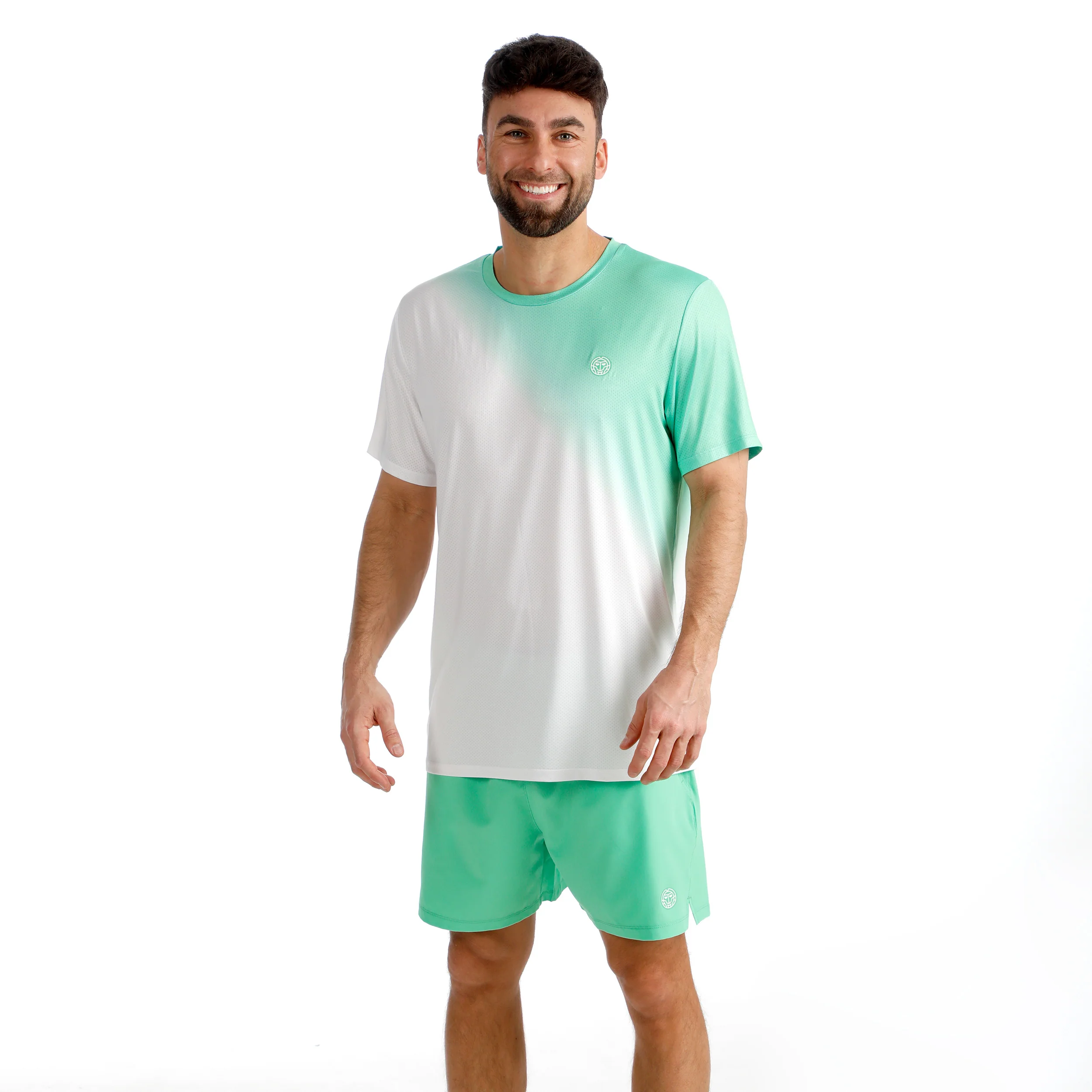 Crew 2.0 T-Shirt Herren-grün, weiß