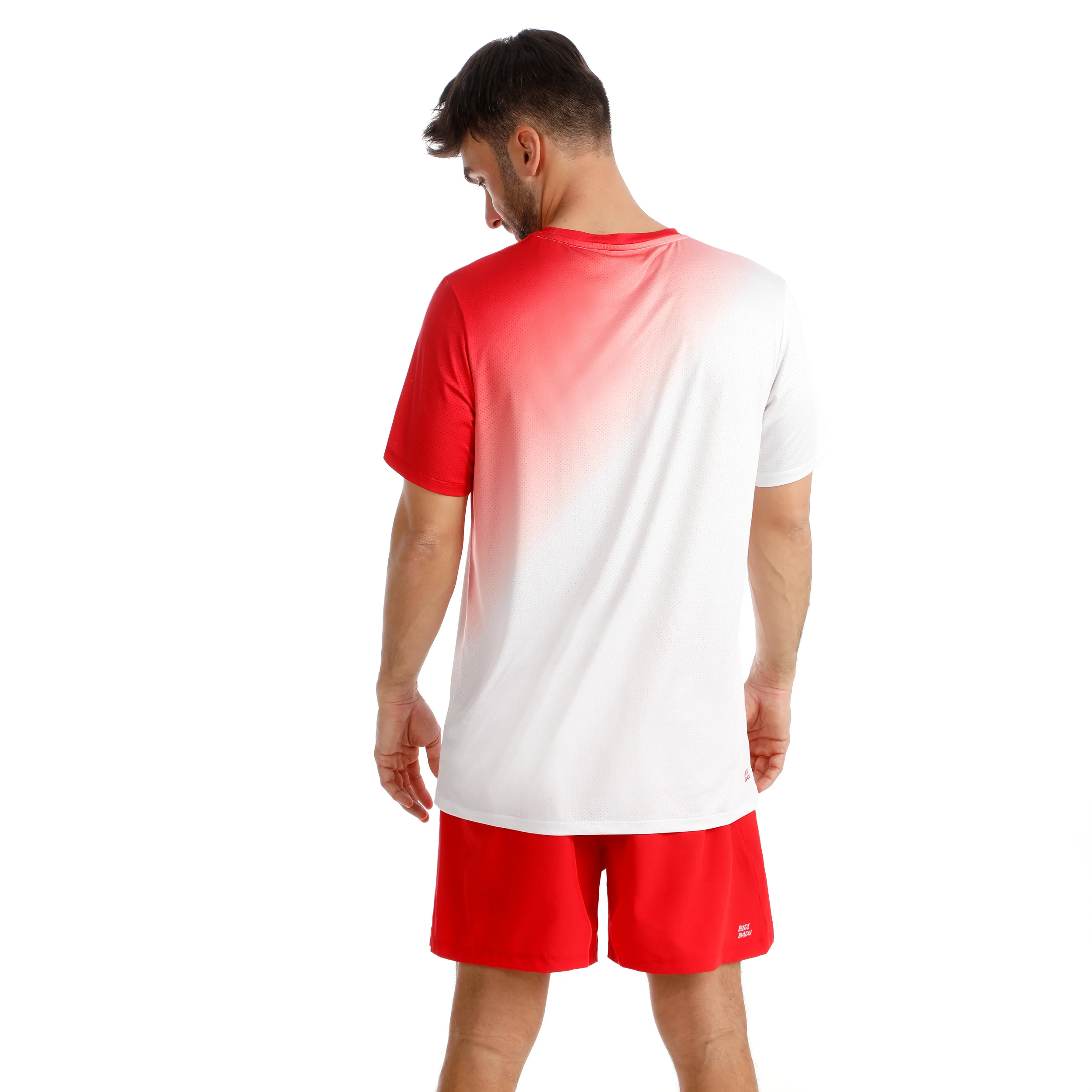 Crew 2.0 T-Shirt Herren-rot, weiß - Image 2