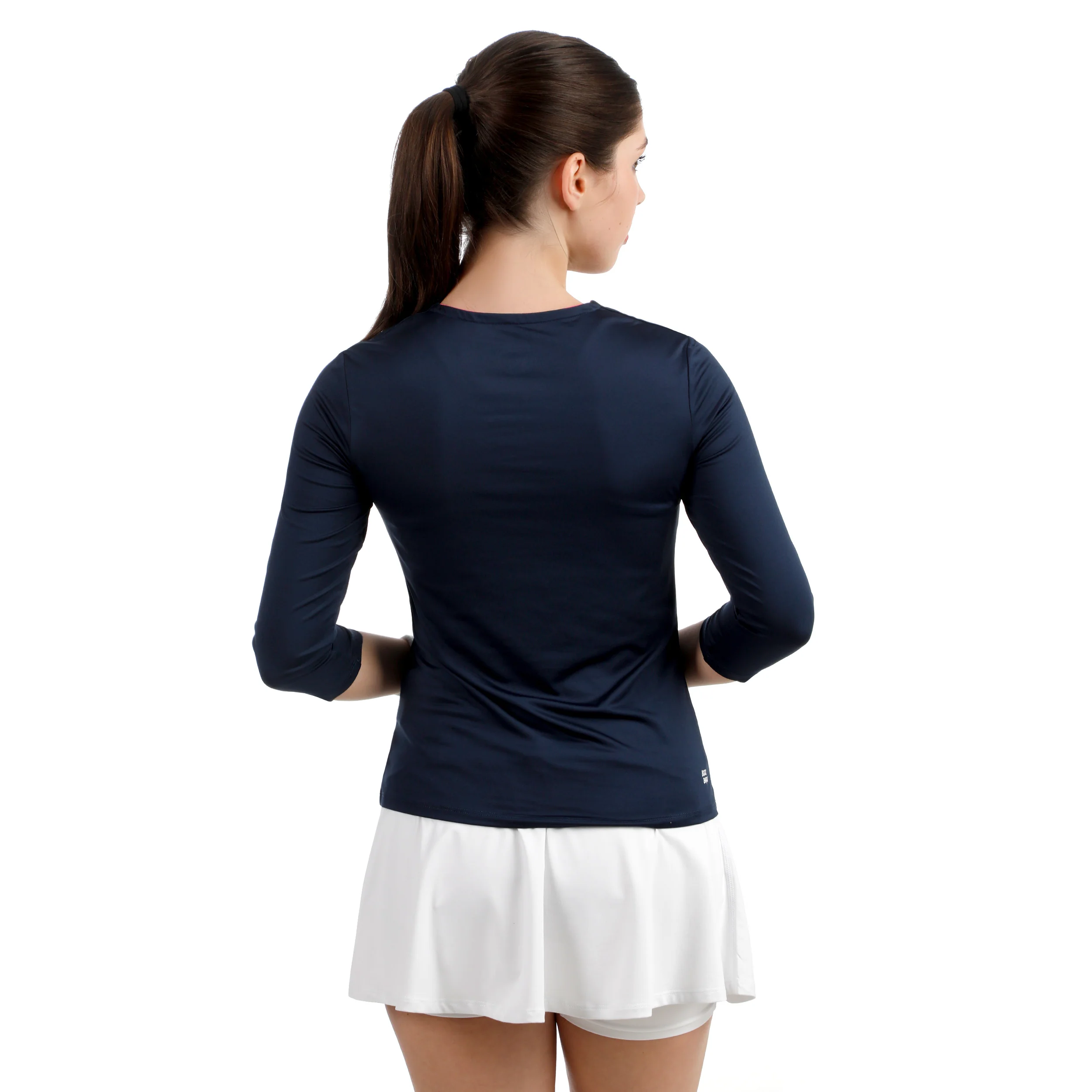 Crew 2.0 V-Neck Longsleeve Damen-dunkelblau - Image 2